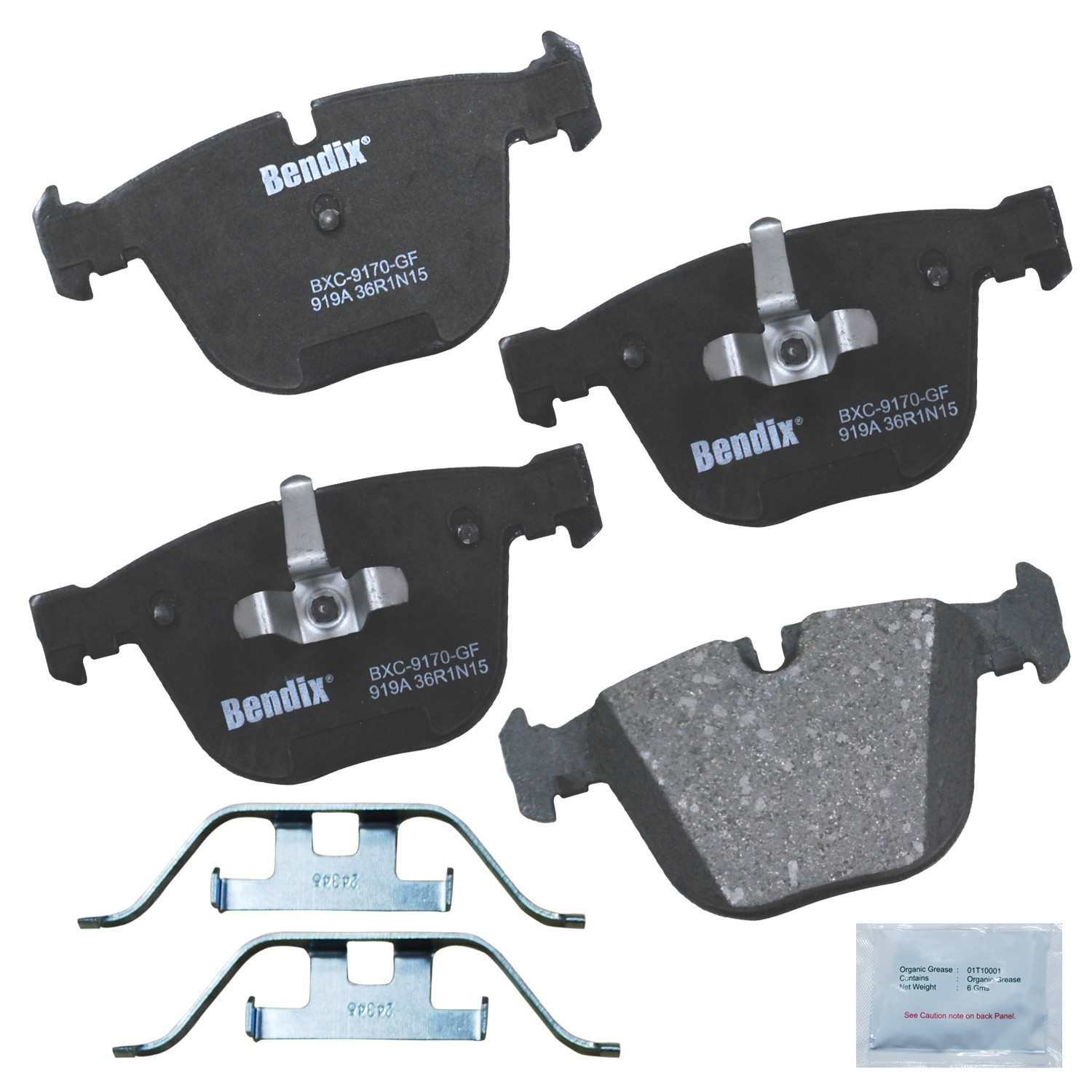 bendix premium copper free disc brake pad set  frsport cfc919a