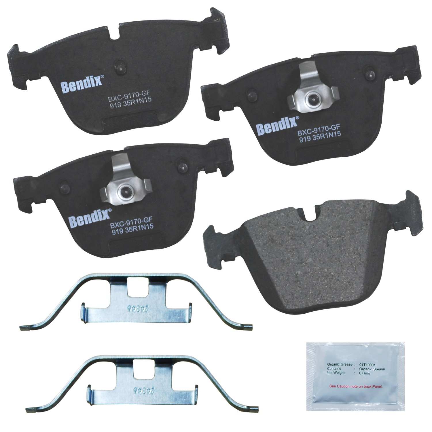 bendix premium copper free disc brake pad set  frsport cfc919