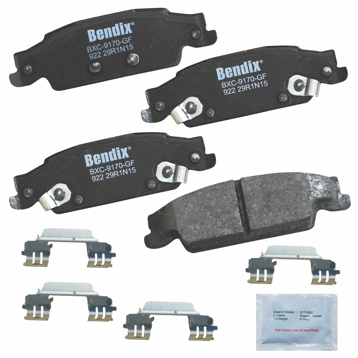 bendix premium copper free disc brake pad set  frsport cfc922