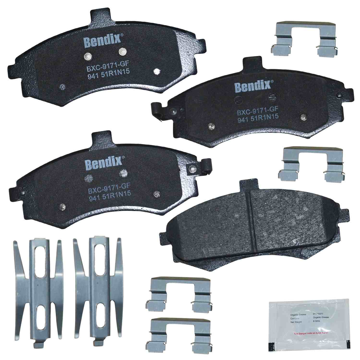 bendix premium copper free disc brake pad set  frsport cfc941