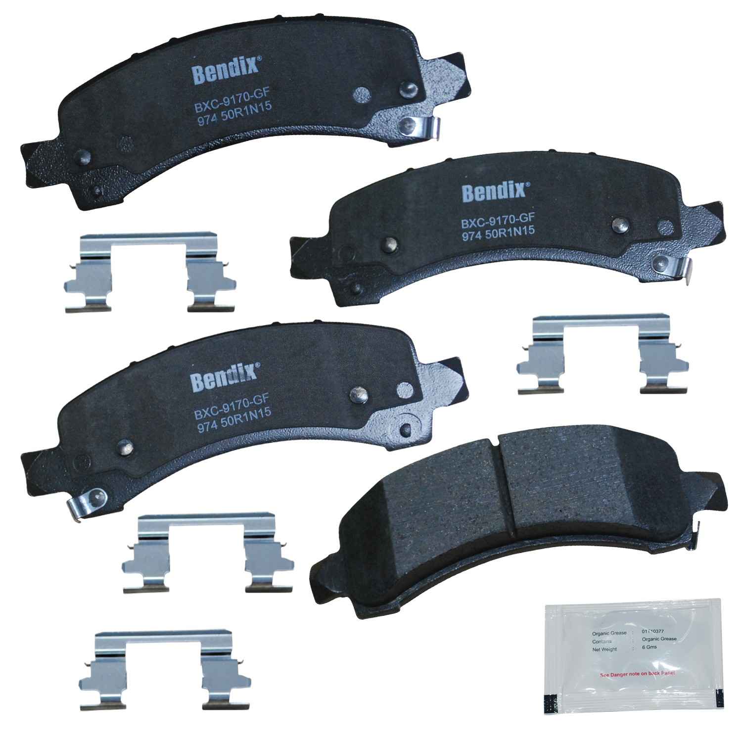 bendix premium copper free disc brake pad set  frsport cfc974