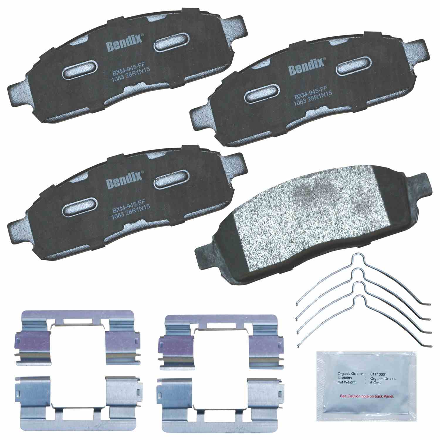 bendix premium copper free disc brake pad set  frsport cfm1083