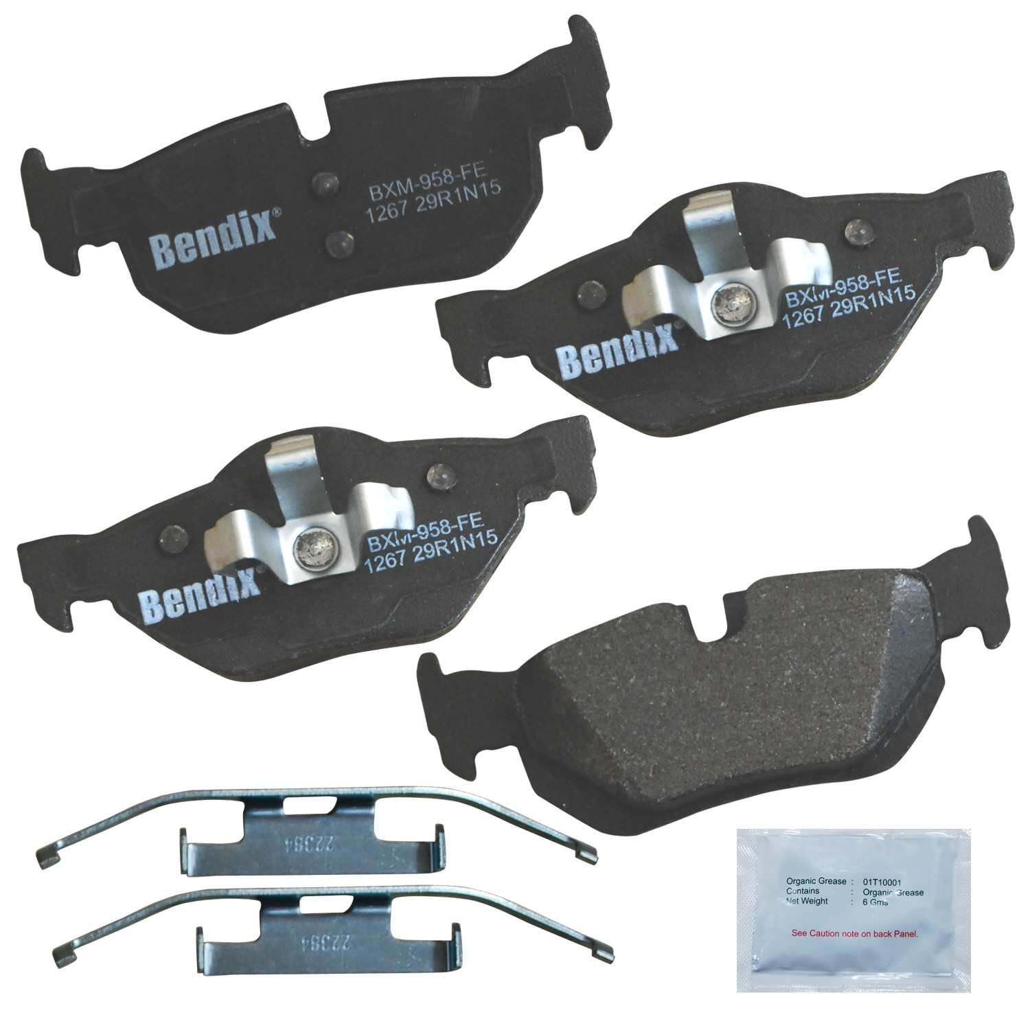 bendix premium copper free disc brake pad set  frsport cfm1267