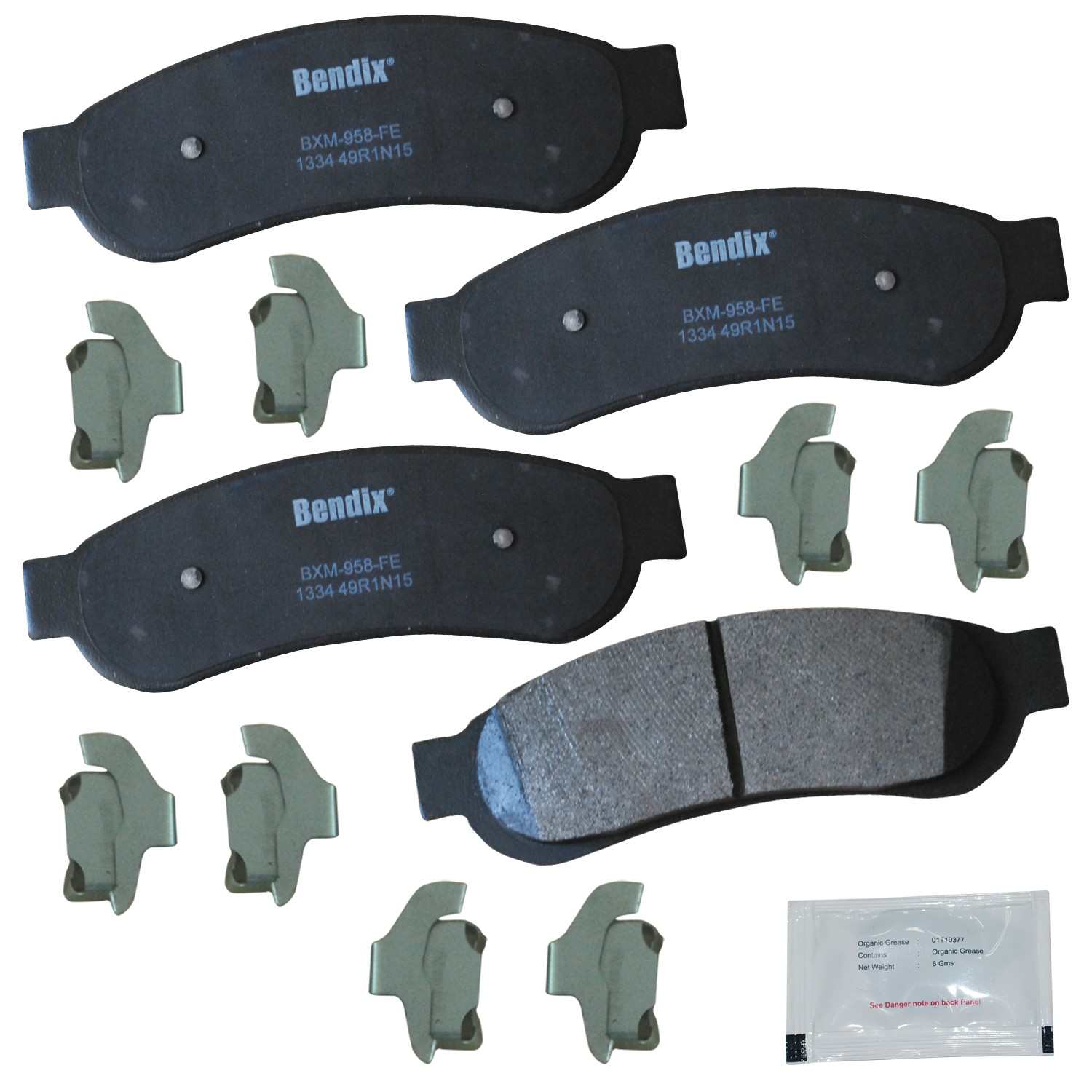 bendix premium copper free disc brake pad set  frsport cfm1334