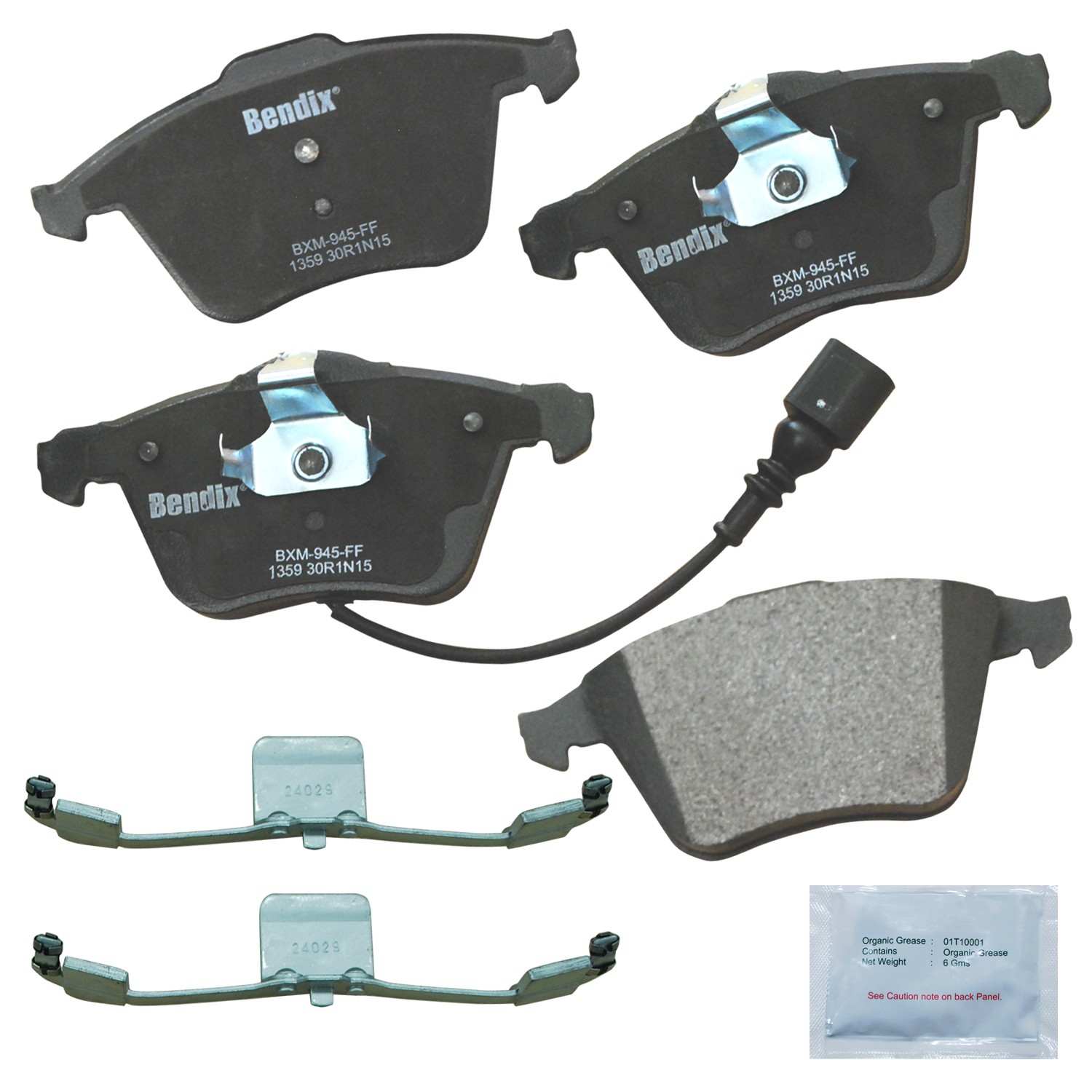 bendix premium copper free disc brake pad set  frsport cfm1359