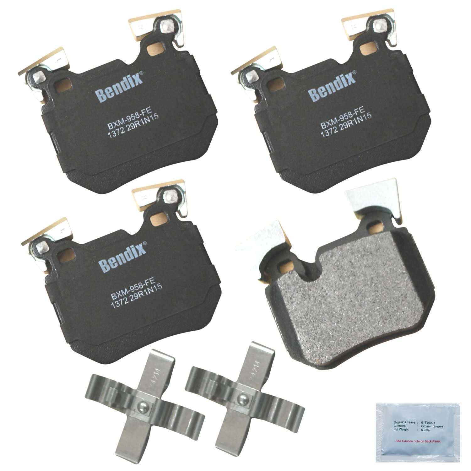 bendix premium copper free disc brake pad set  frsport cfm1372