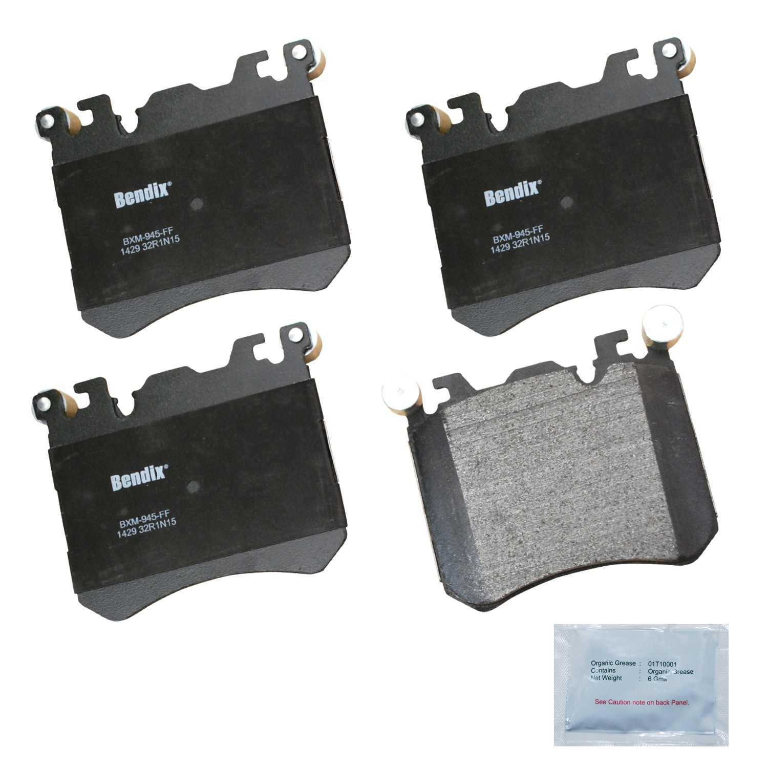 bendix premium copper free disc brake pad set  frsport cfm1429