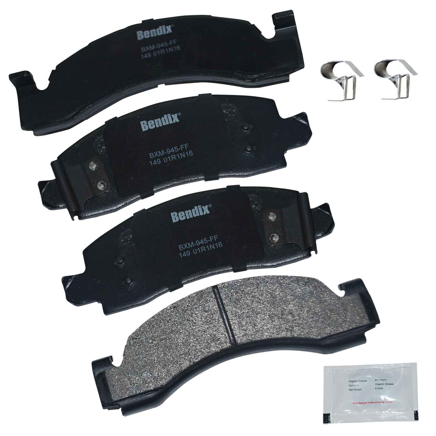 bendix premium copper free disc brake pad set  frsport cfm149