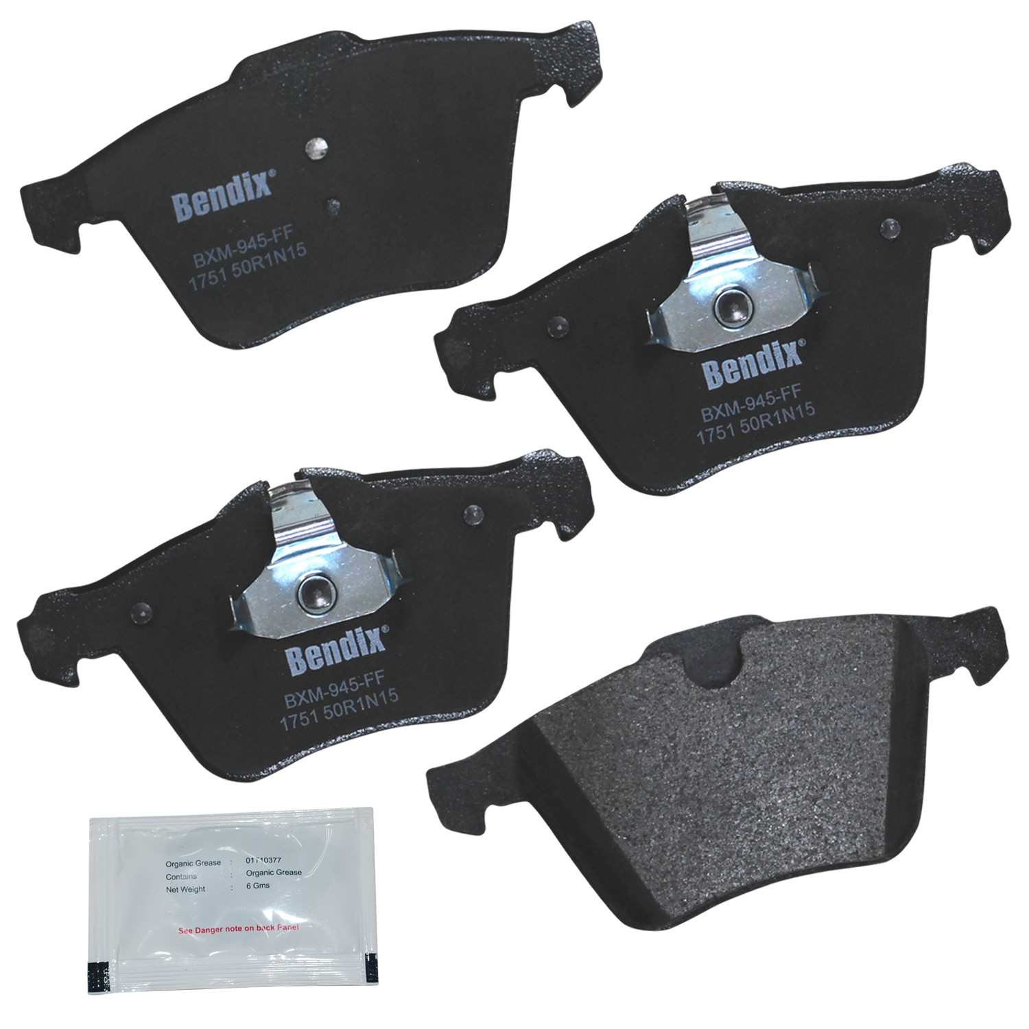 bendix premium copper free disc brake pad set  frsport cfm1751