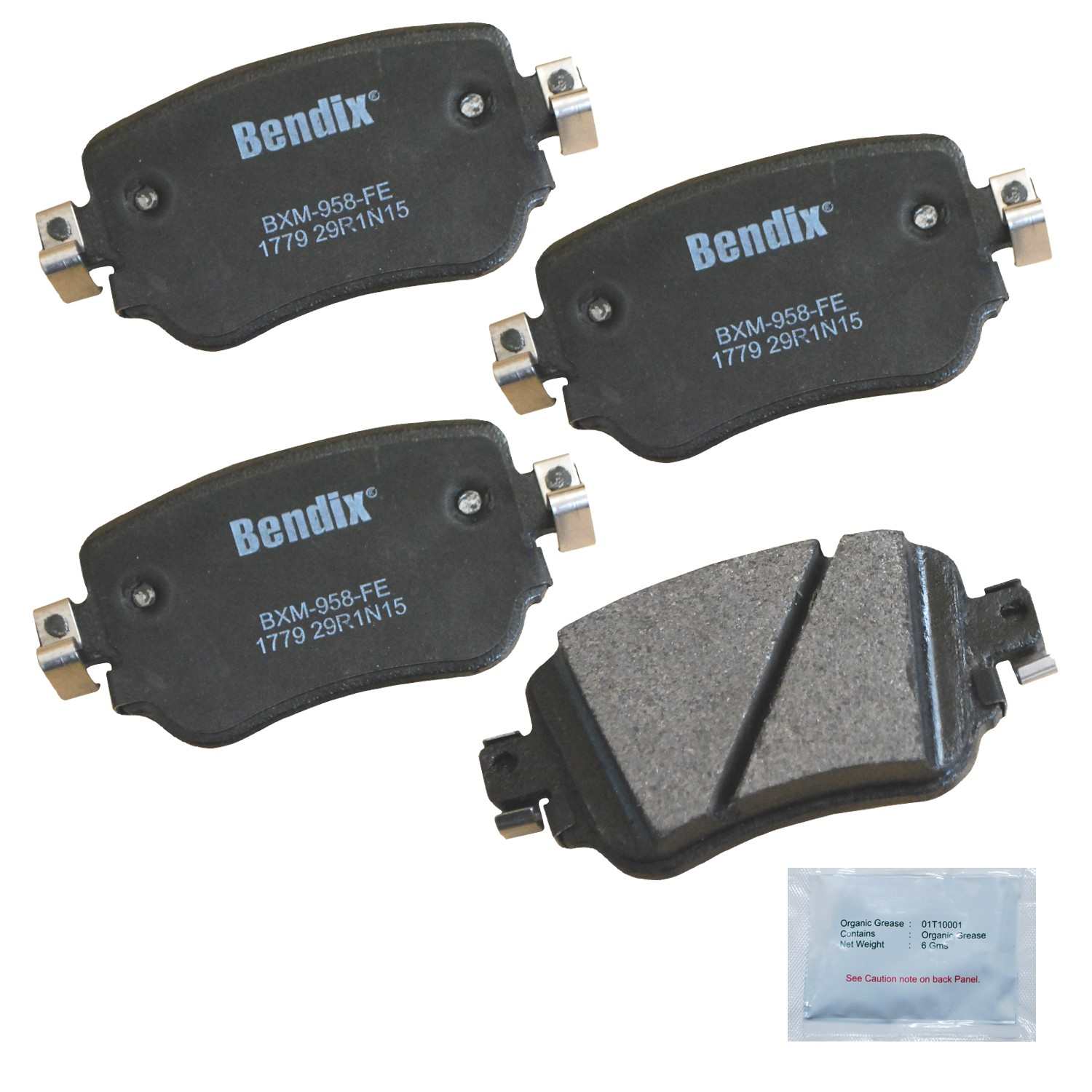 bendix premium copper free disc brake pad set  frsport cfm1779