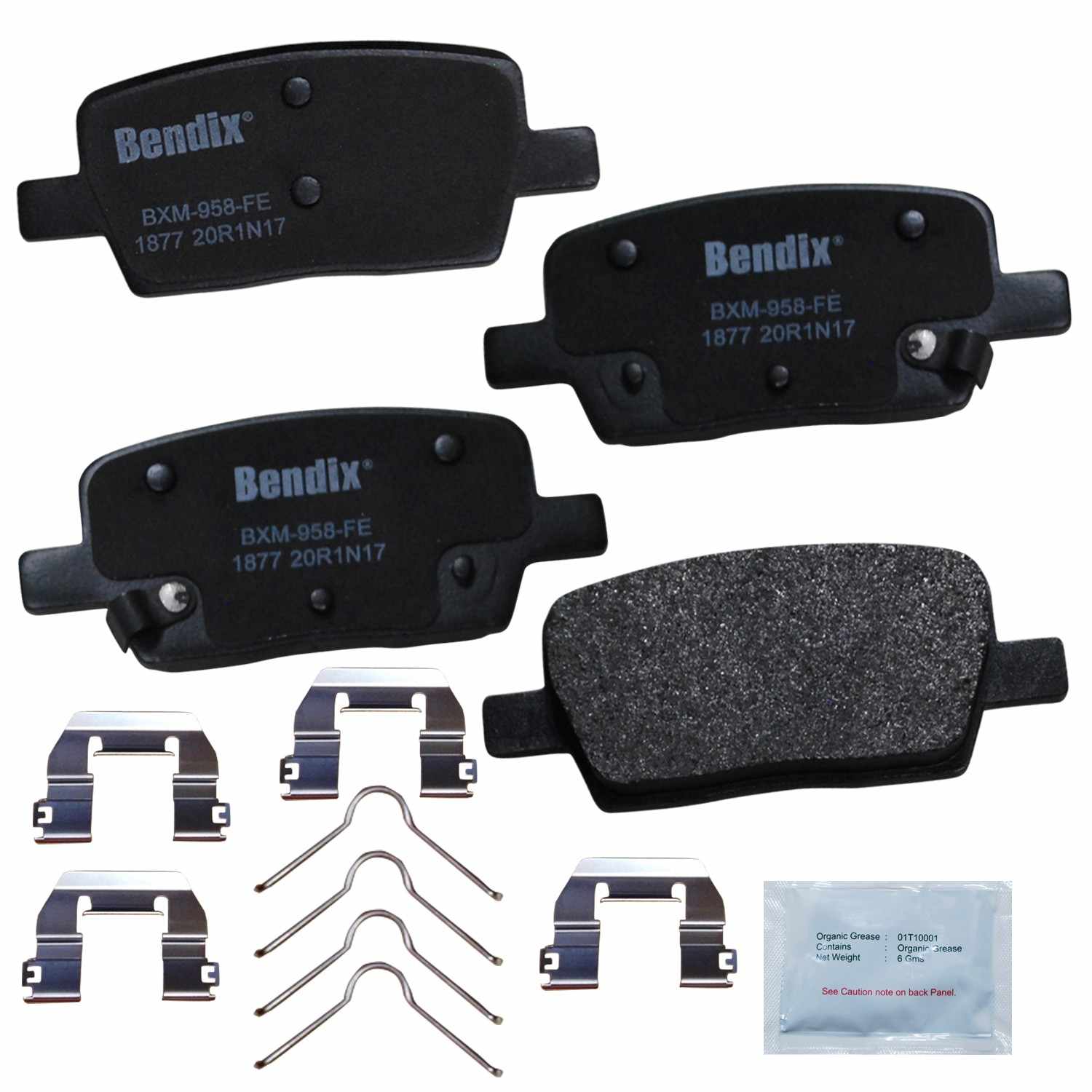 bendix premium copper free disc brake pad set  frsport cfm1877