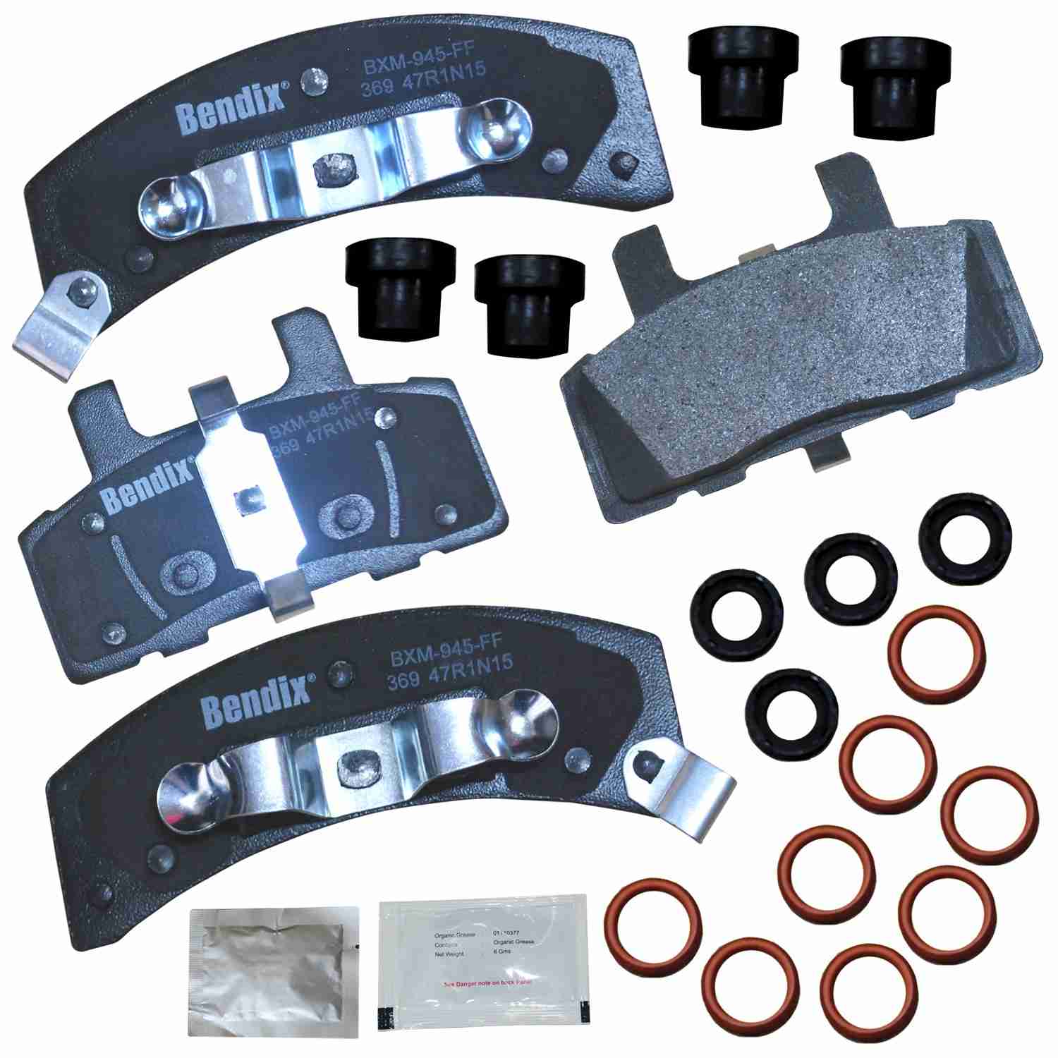 bendix premium copper free disc brake pad set  frsport cfm369