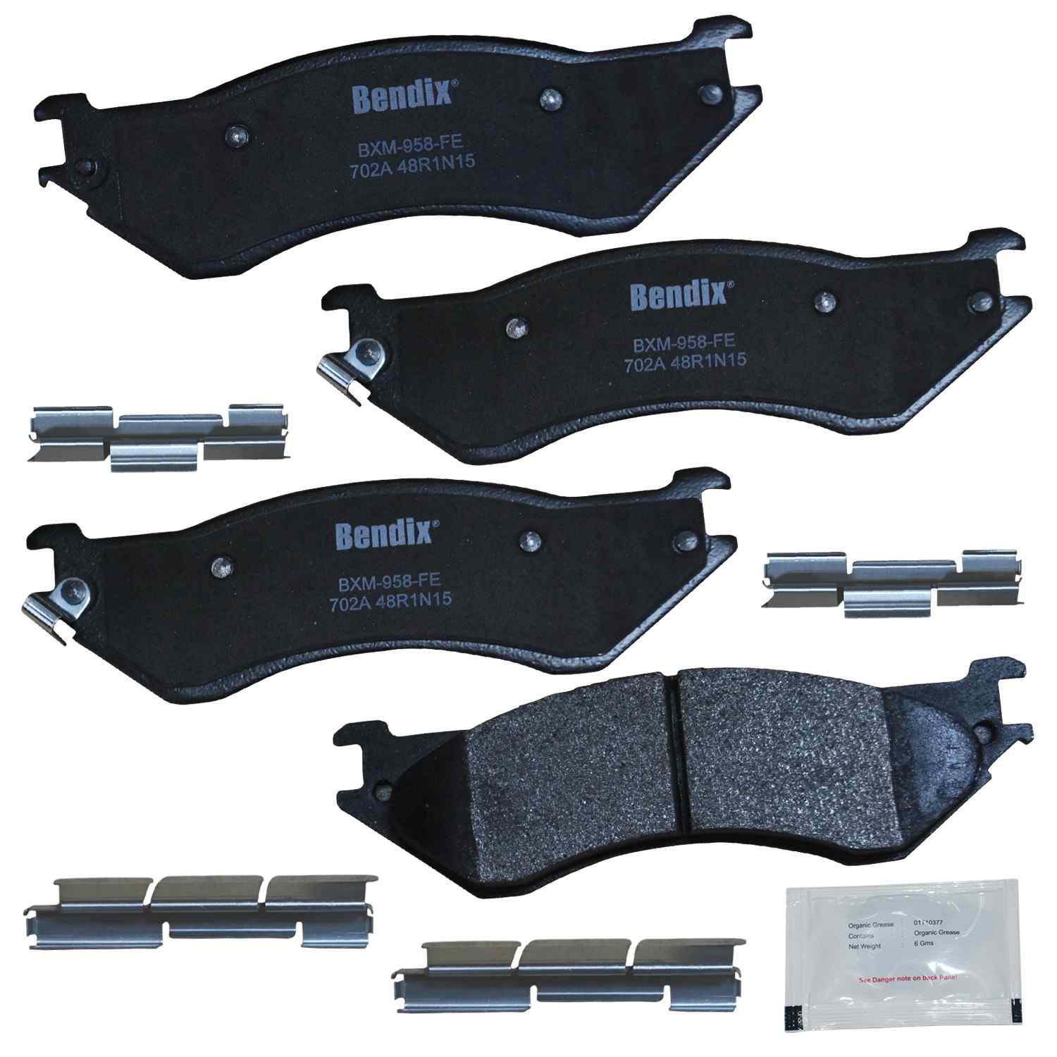 bendix premium copper free disc brake pad set  frsport cfm702a