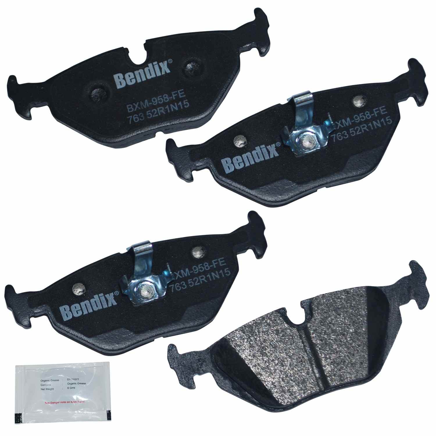 bendix premium copper free disc brake pad set  frsport cfm763