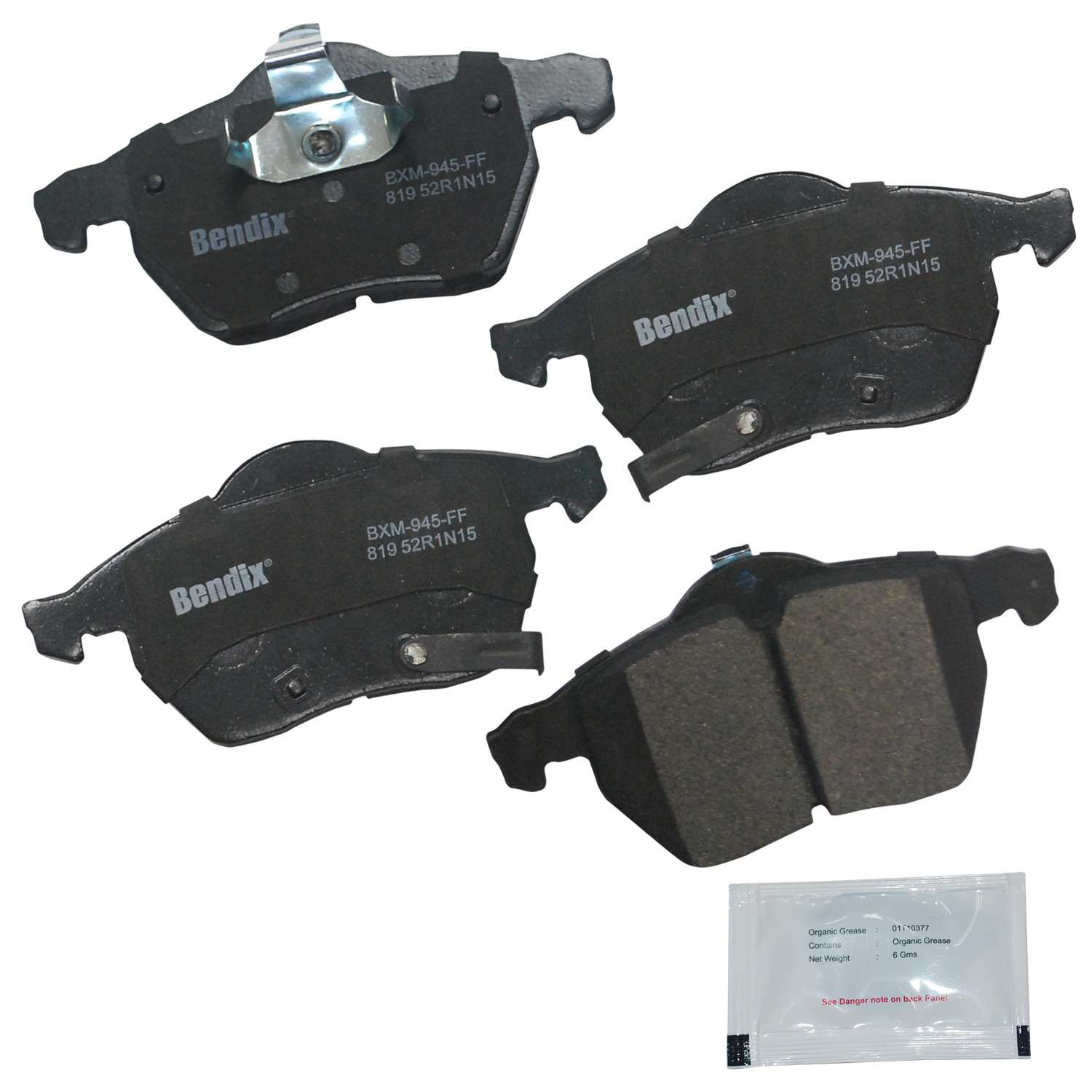 bendix premium copper free disc brake pad set  frsport cfm819