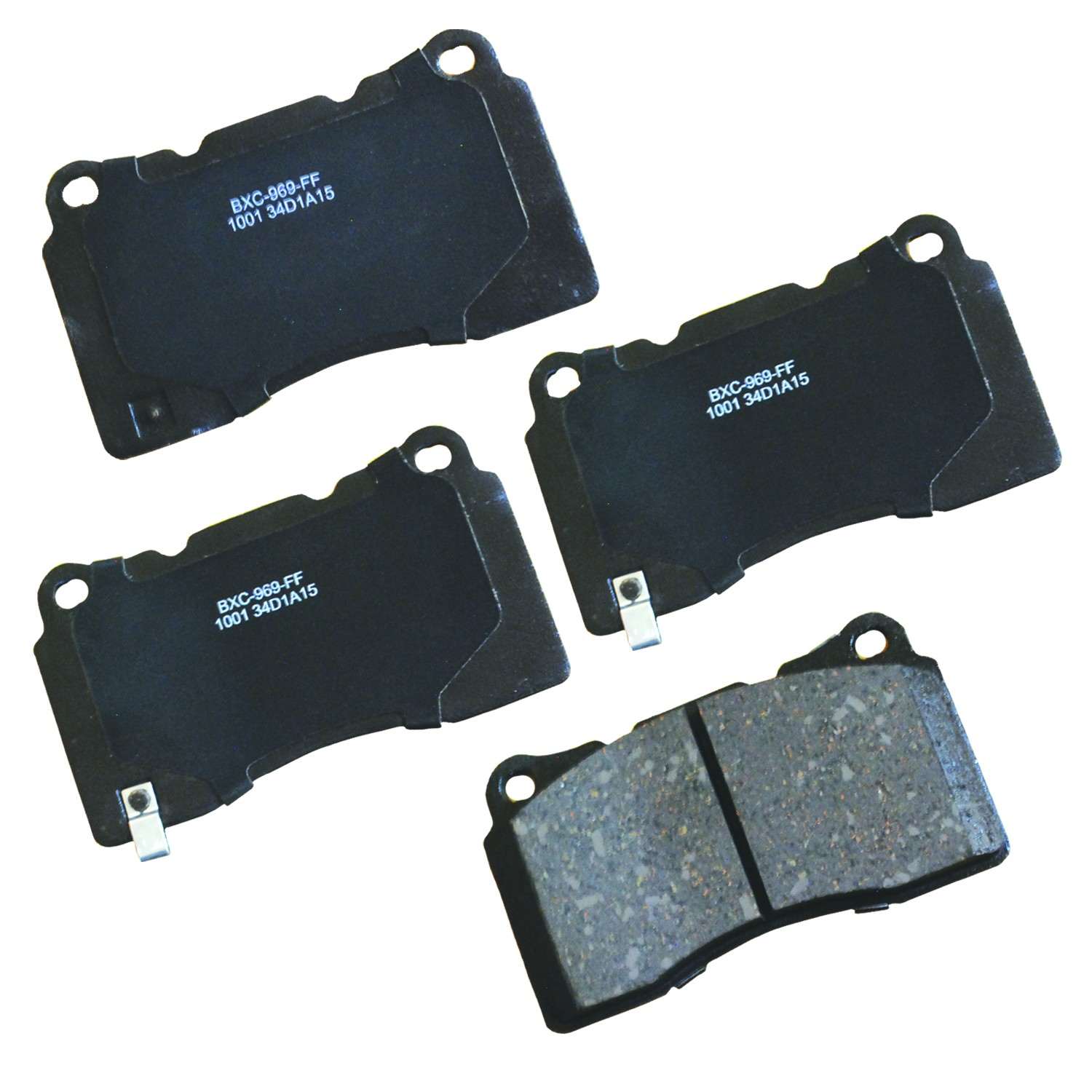 stop by bendix disc brake pad set  frsport sbc1001