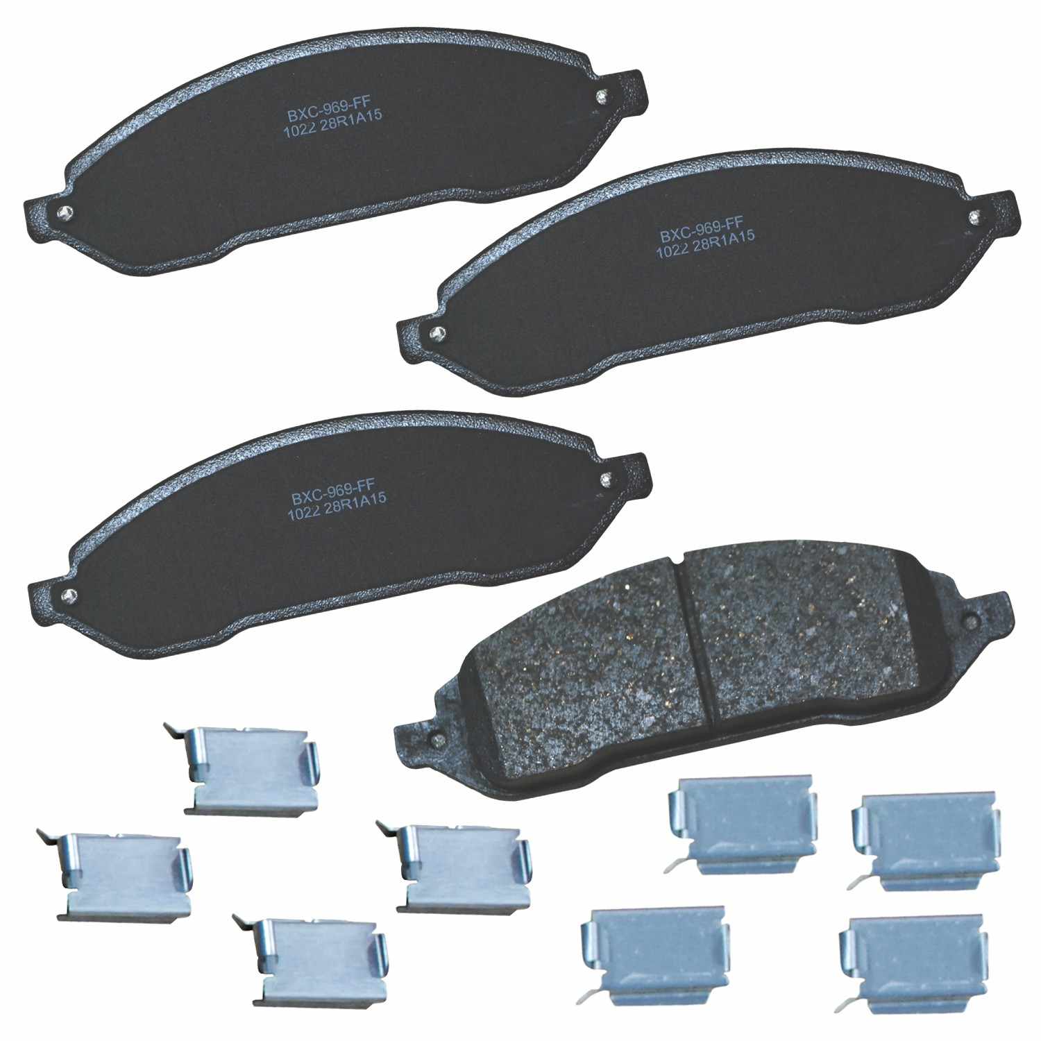 stop by bendix disc brake pad set  frsport sbc1022