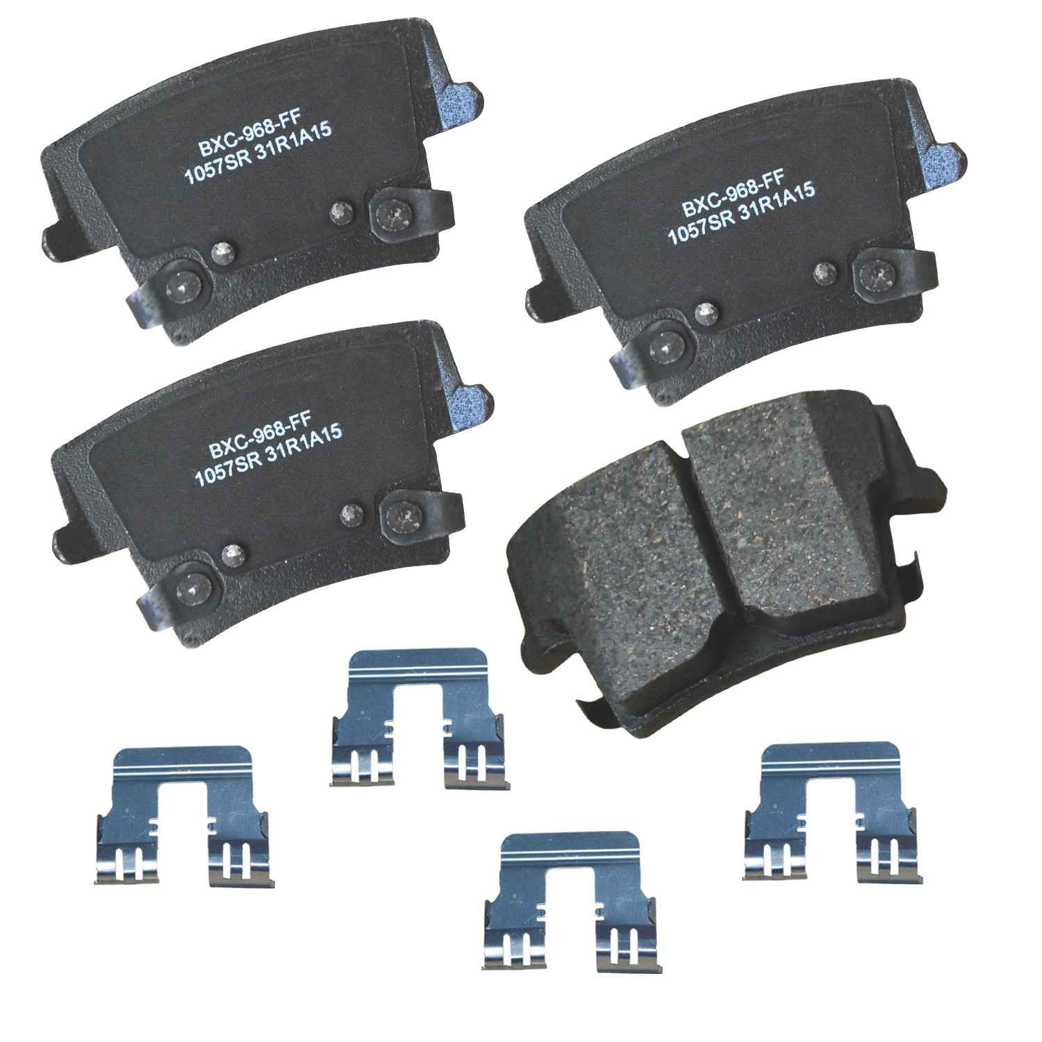 STOP BY BENDIX Disc Brake Pad Set  top view frsport SBC1057SR