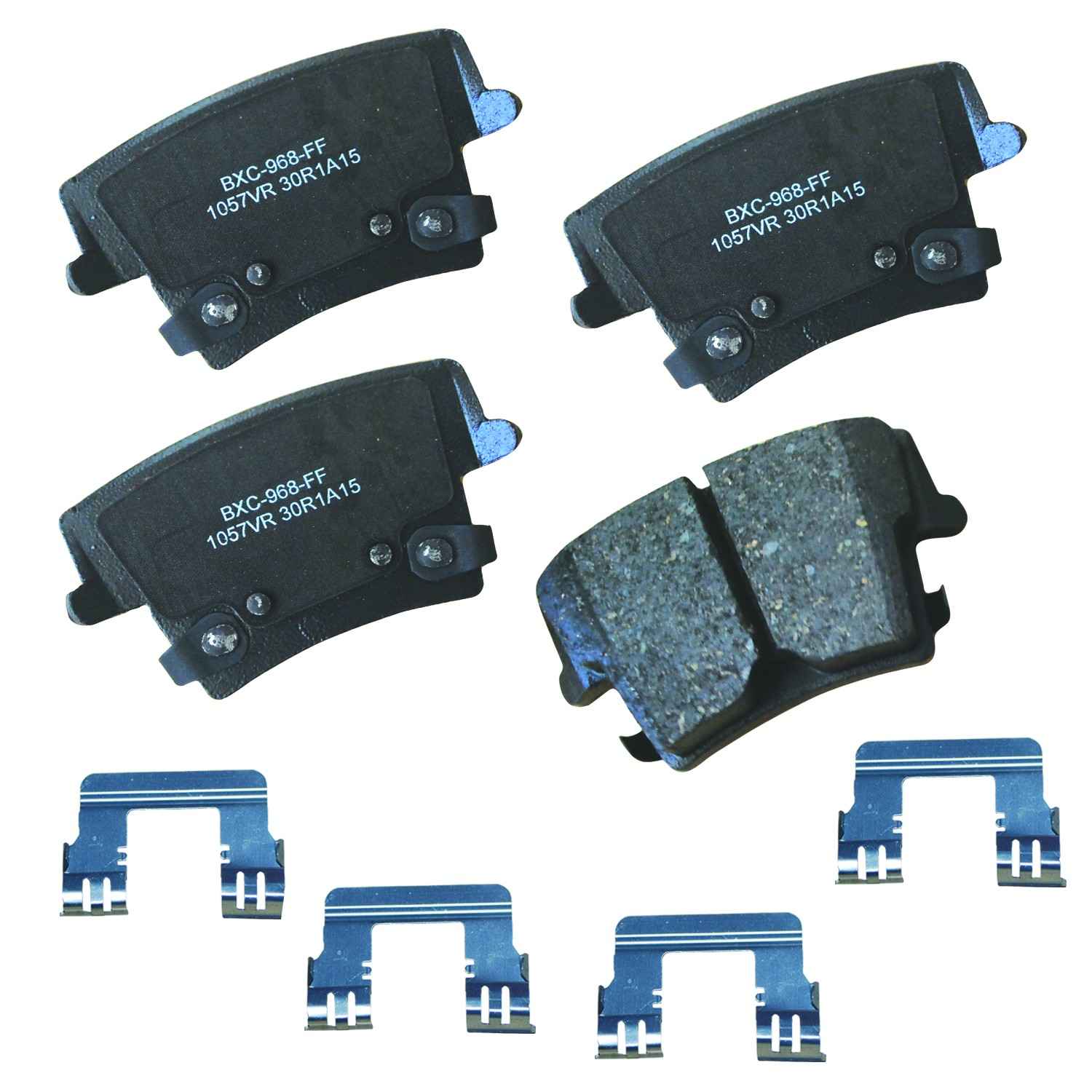 STOP BY BENDIX Disc Brake Pad Set  top view frsport SBC1057VR