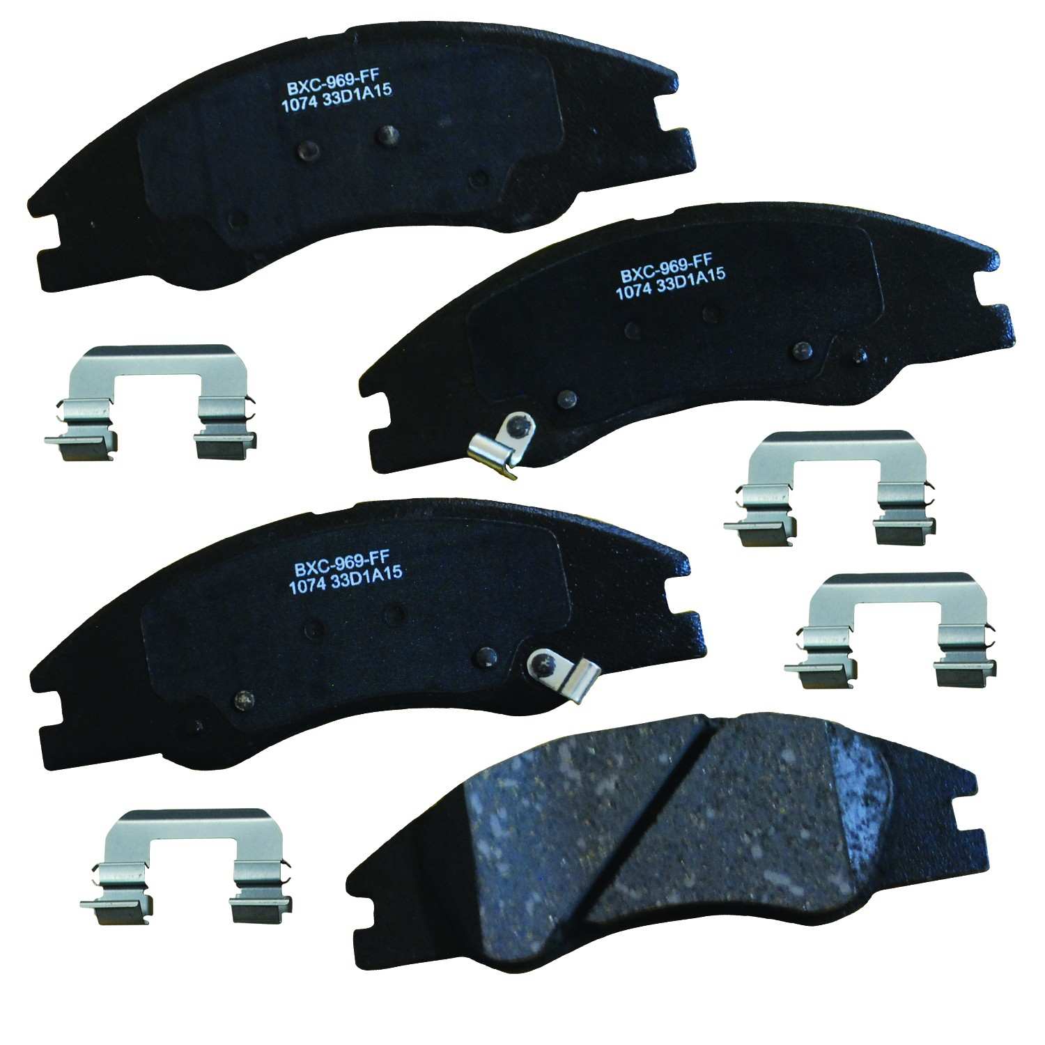 stop by bendix disc brake pad set  frsport sbc1074