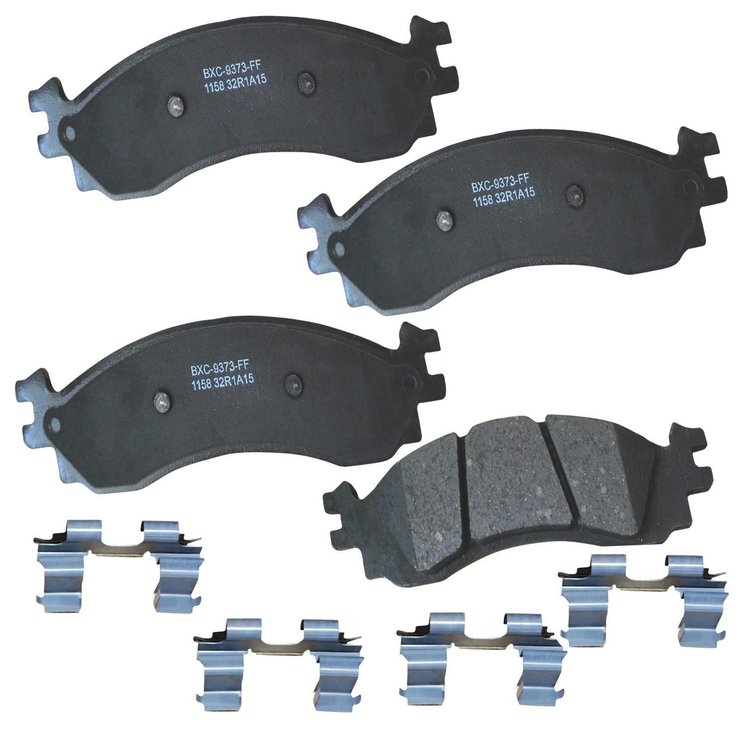 STOP BY BENDIX Disc Brake Pad Set  top view frsport SBC1158