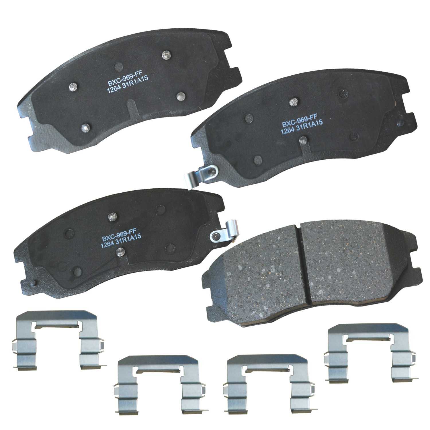 STOP BY BENDIX Disc Brake Pad Set  top view frsport SBC1264