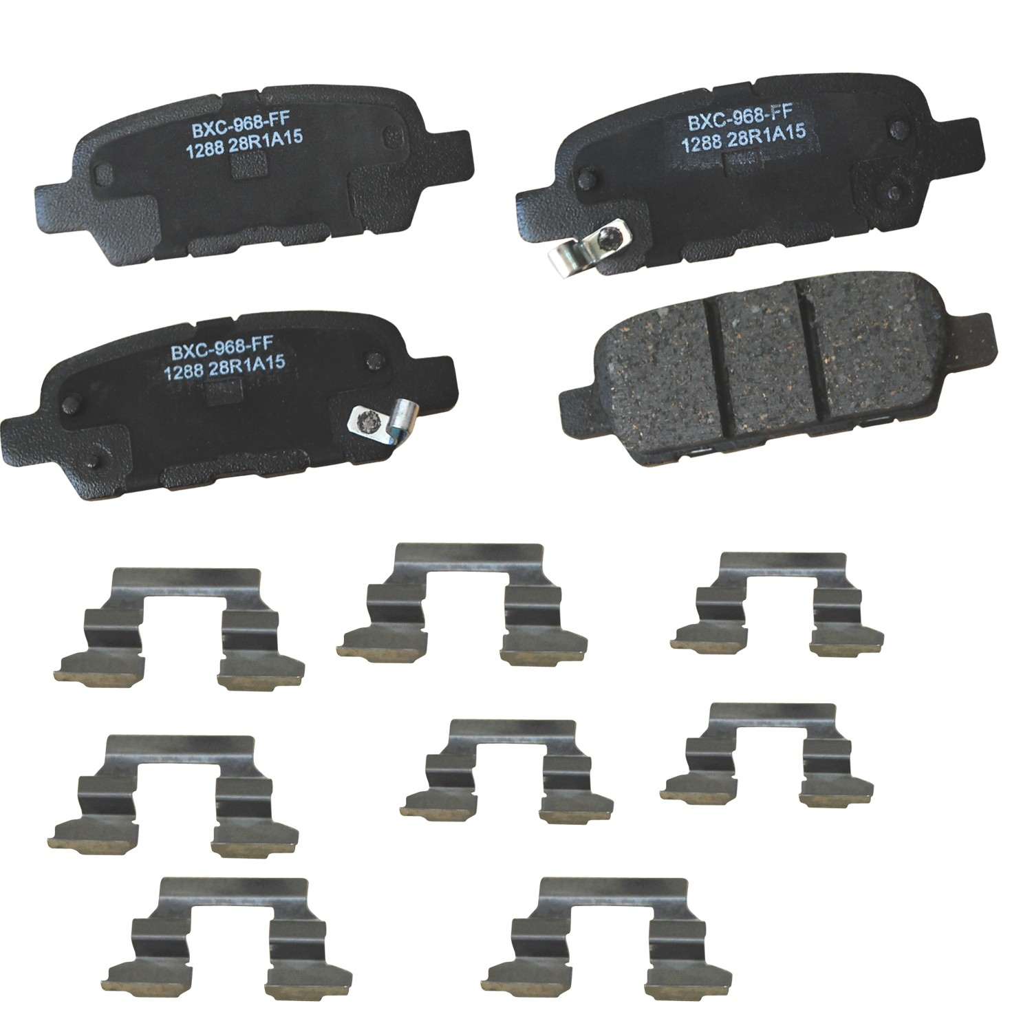 stop by bendix disc brake pad set  frsport sbc1288