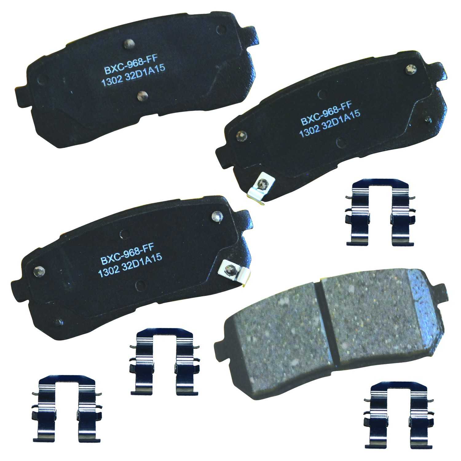 stop by bendix disc brake pad set  frsport sbc1302