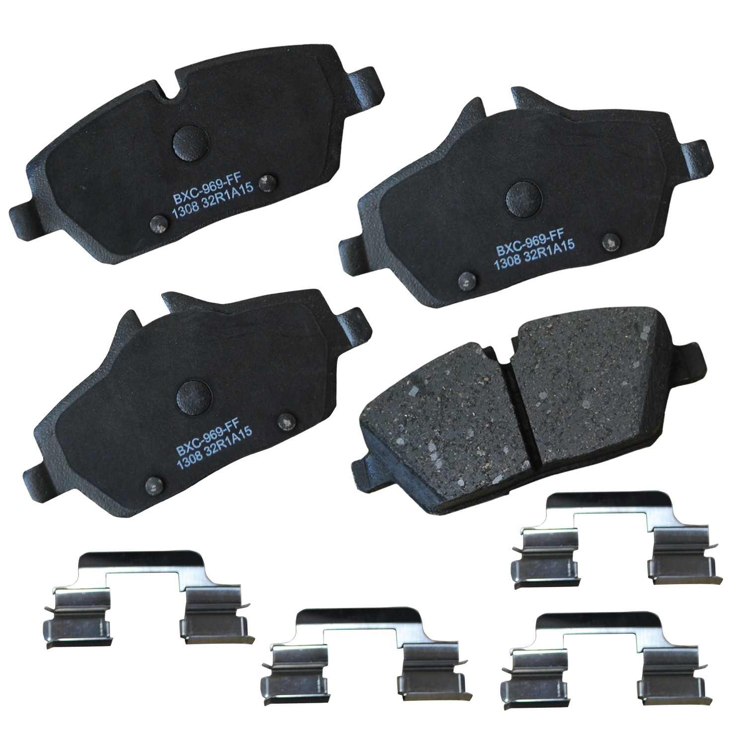 STOP BY BENDIX Disc Brake Pad Set  top view frsport SBC1308