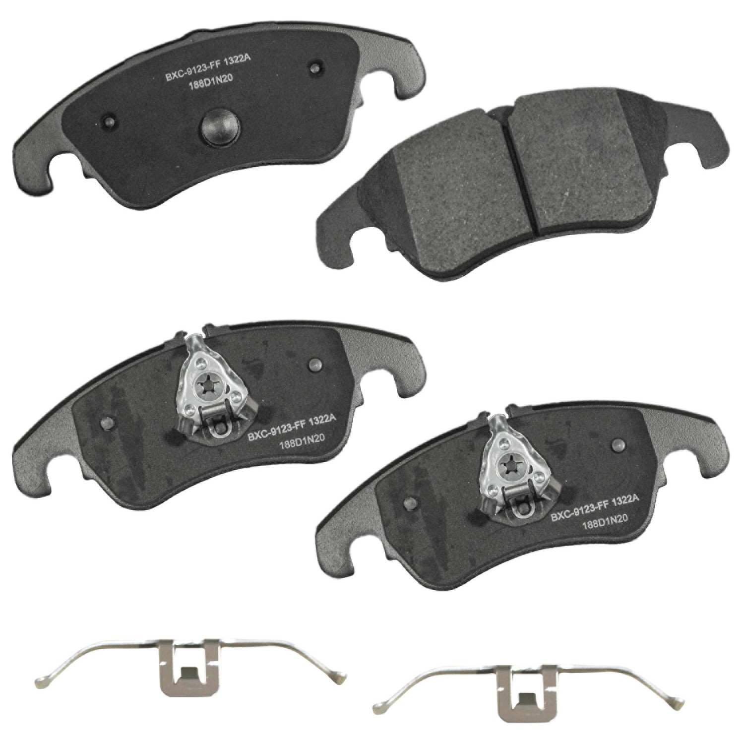 stop by bendix disc brake pad set  frsport sbc1322a