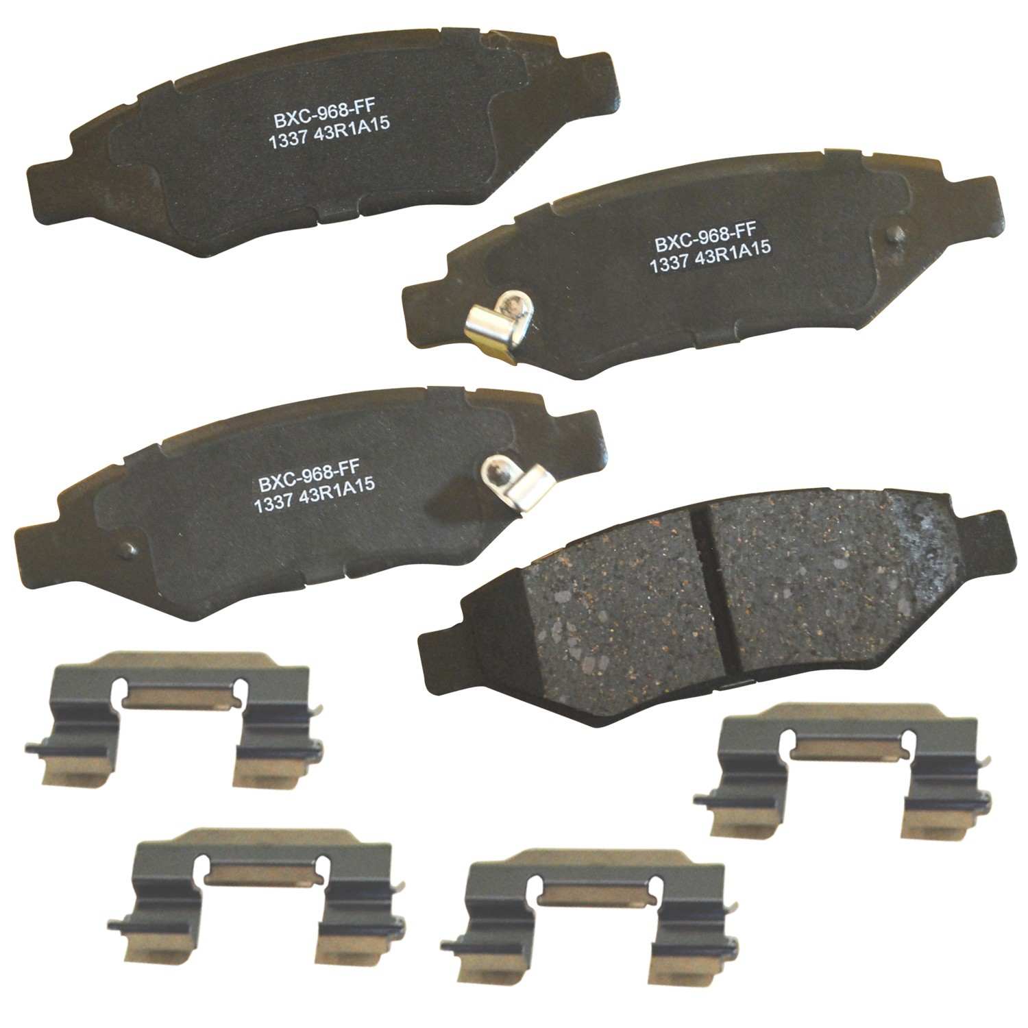 STOP BY BENDIX Disc Brake Pad Set  top view frsport SBC1337