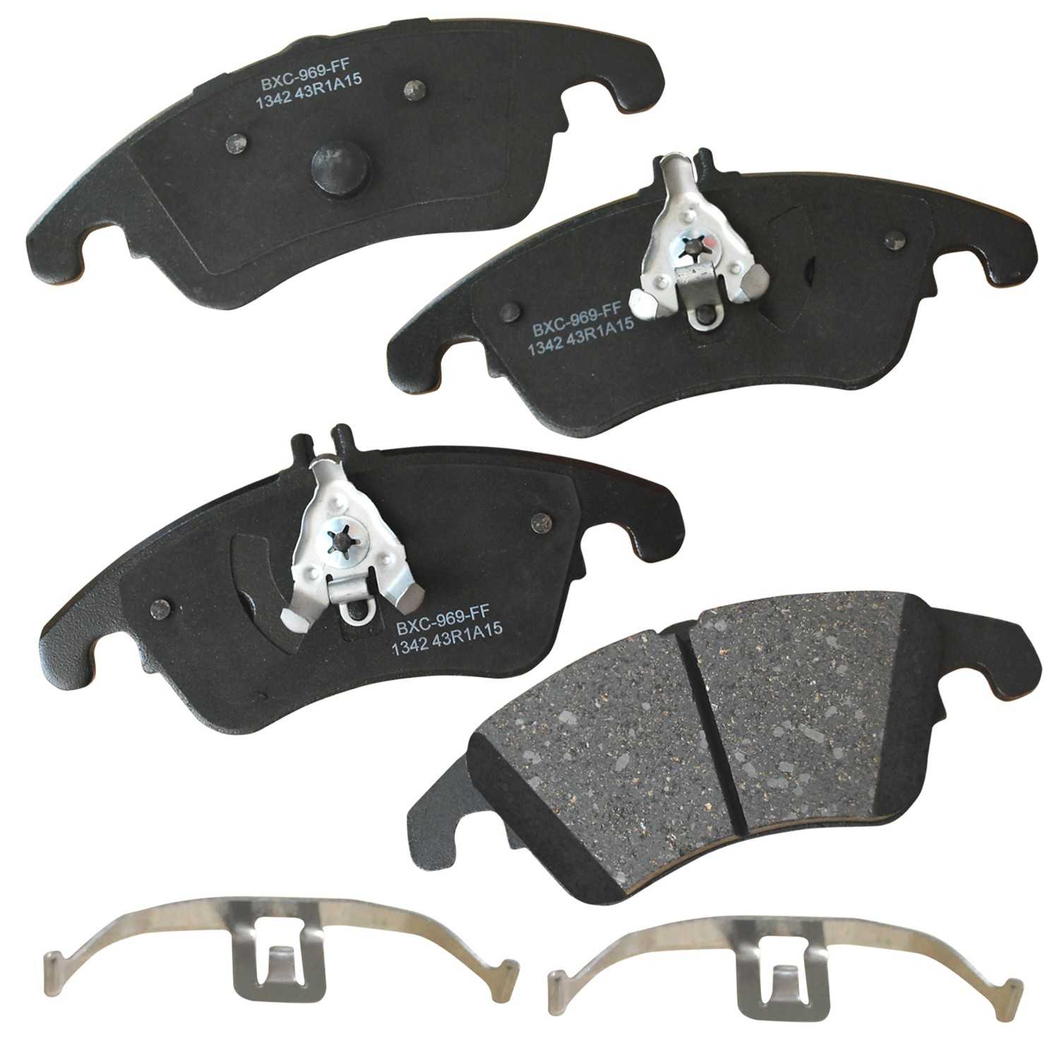 stop by bendix disc brake pad set  frsport sbc1342