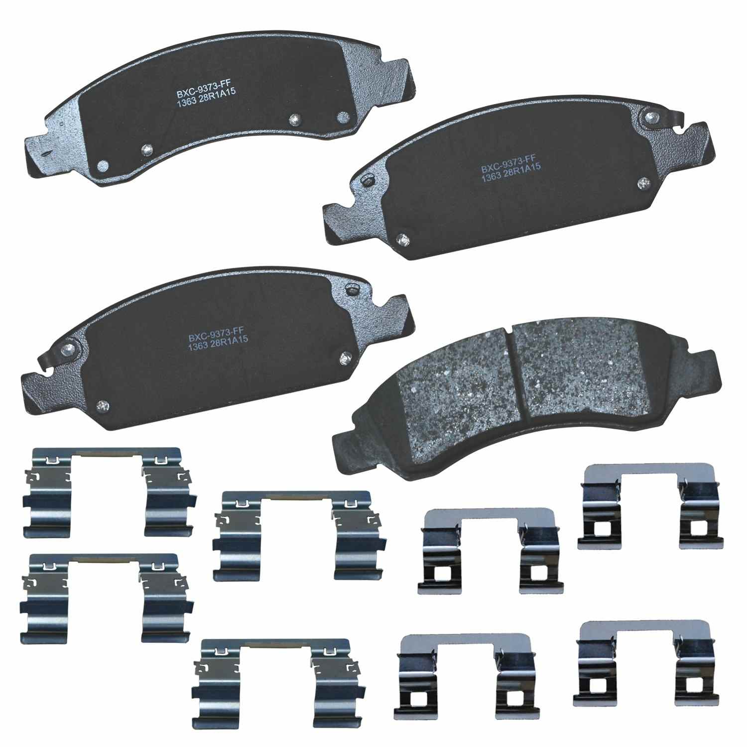 STOP BY BENDIX Disc Brake Pad Set  top view frsport SBC1363