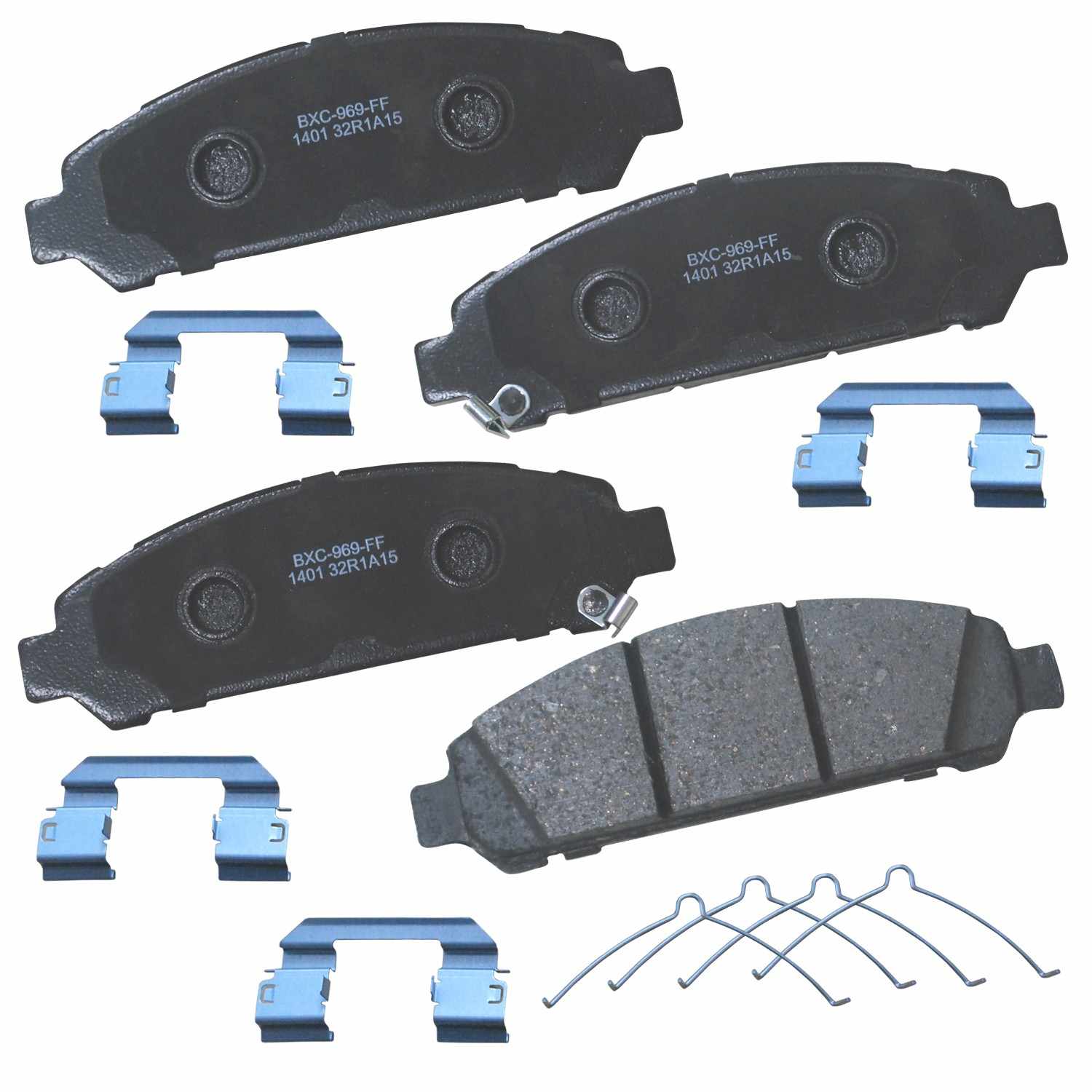 stop by bendix disc brake pad set  frsport sbc1401