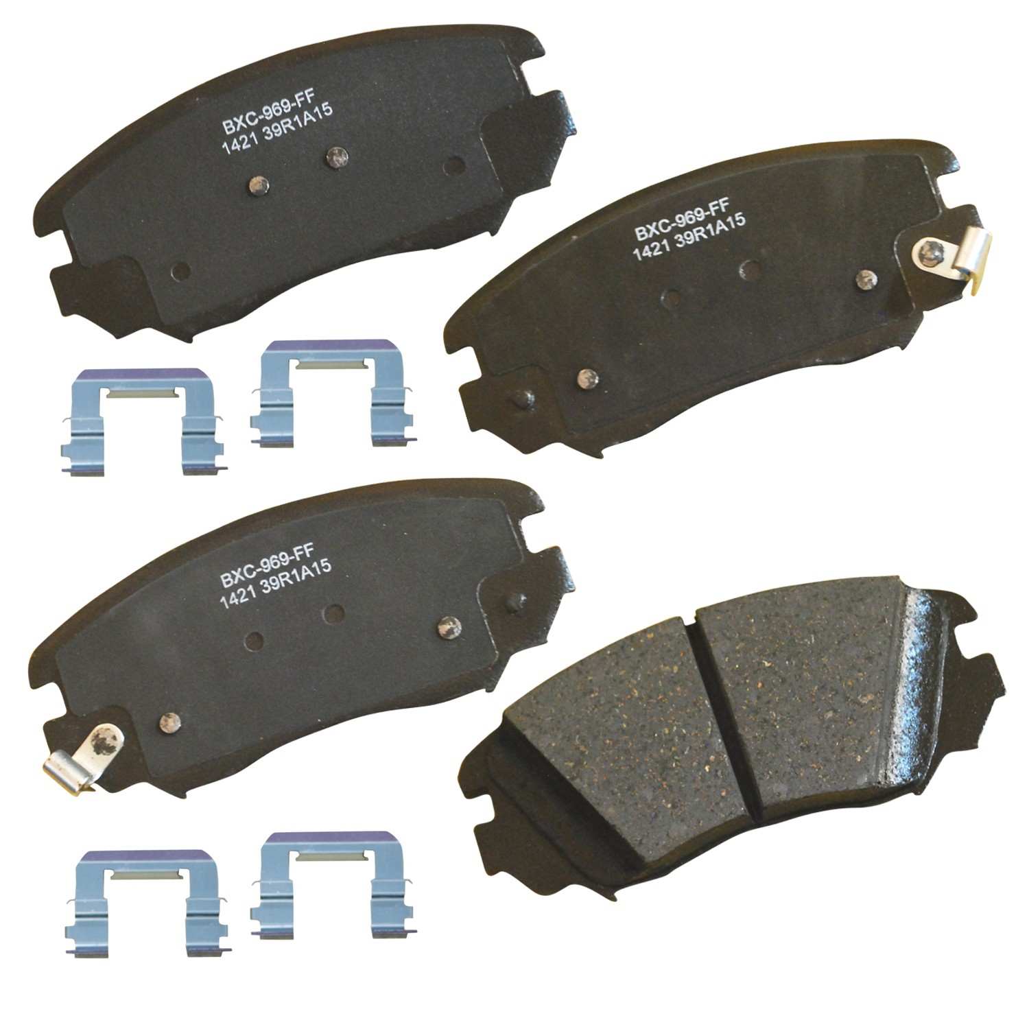 STOP BY BENDIX Disc Brake Pad Set  top view frsport SBC1421