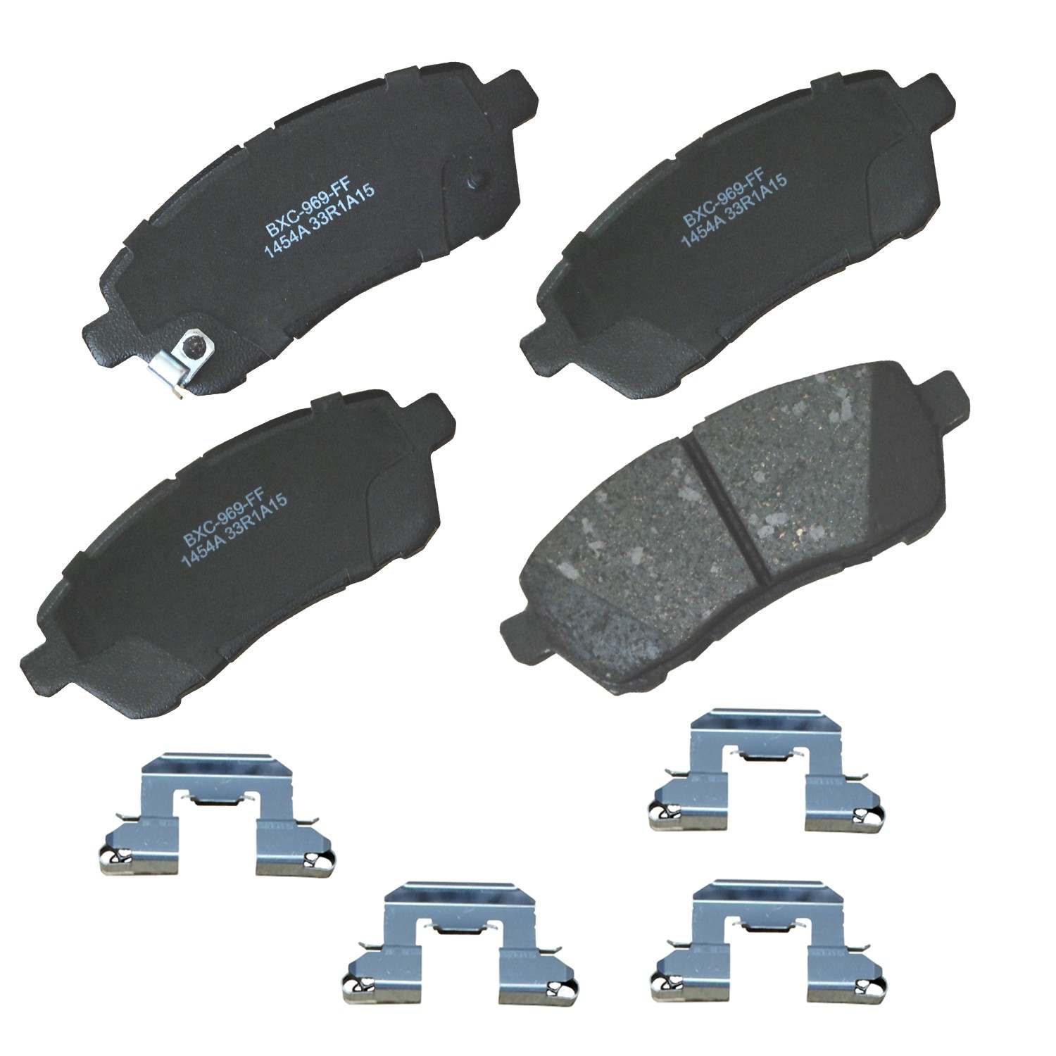 stop by bendix disc brake pad set  frsport sbc1454a