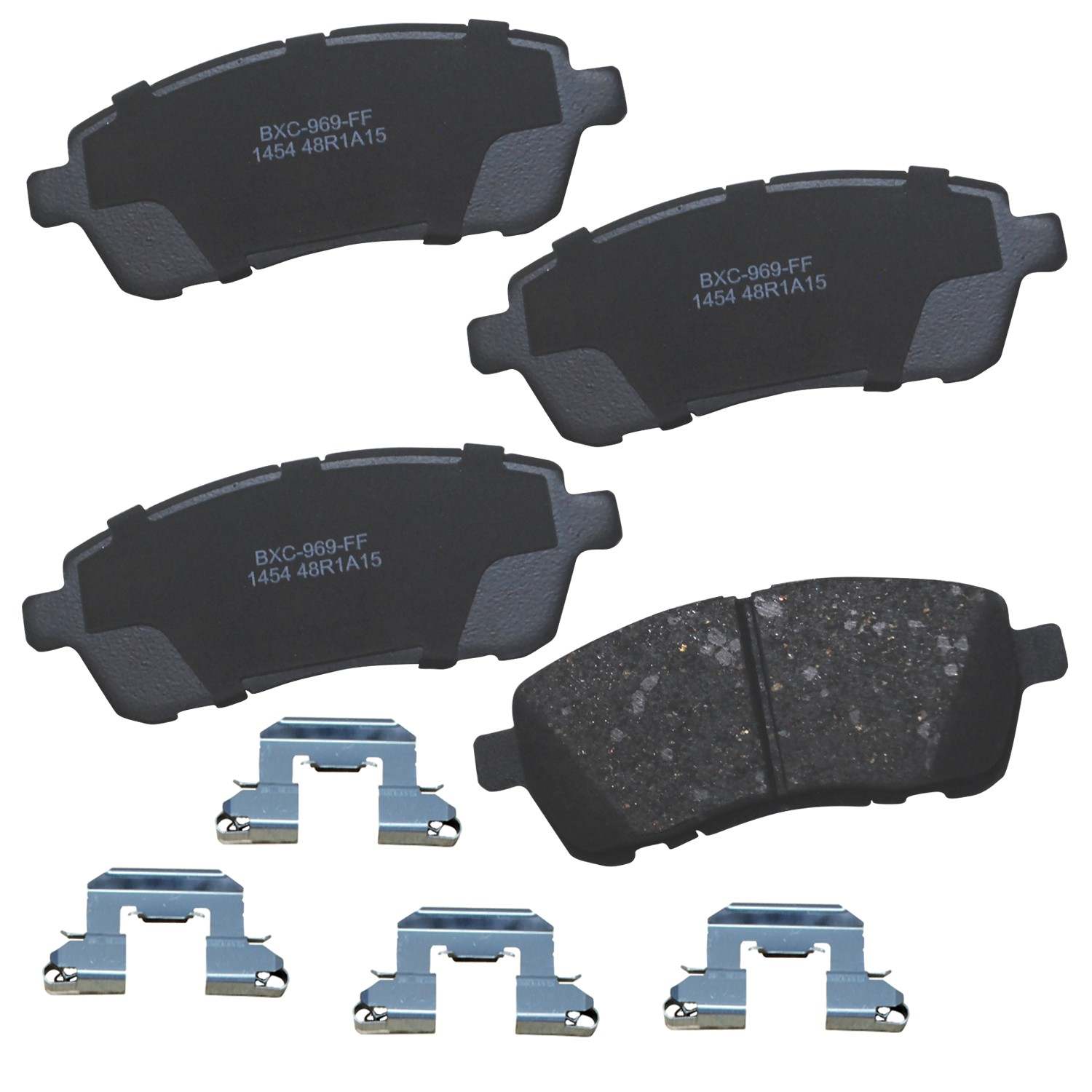 stop by bendix disc brake pad set  frsport sbc1454