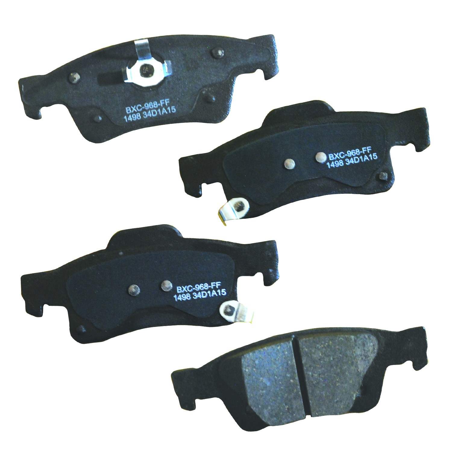 STOP BY BENDIX Disc Brake Pad Set  top view frsport SBC1498