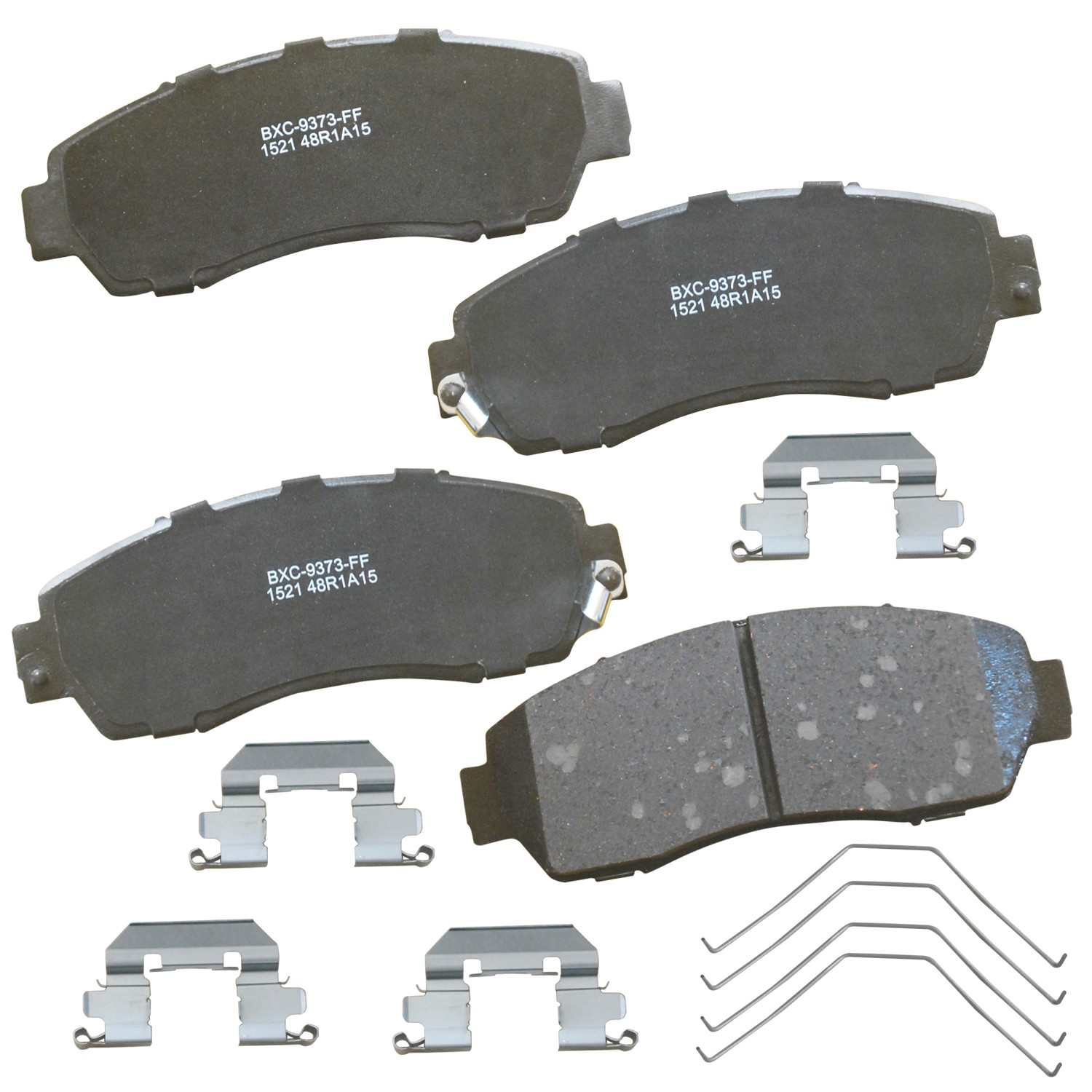 stop by bendix disc brake pad set  frsport sbc1521