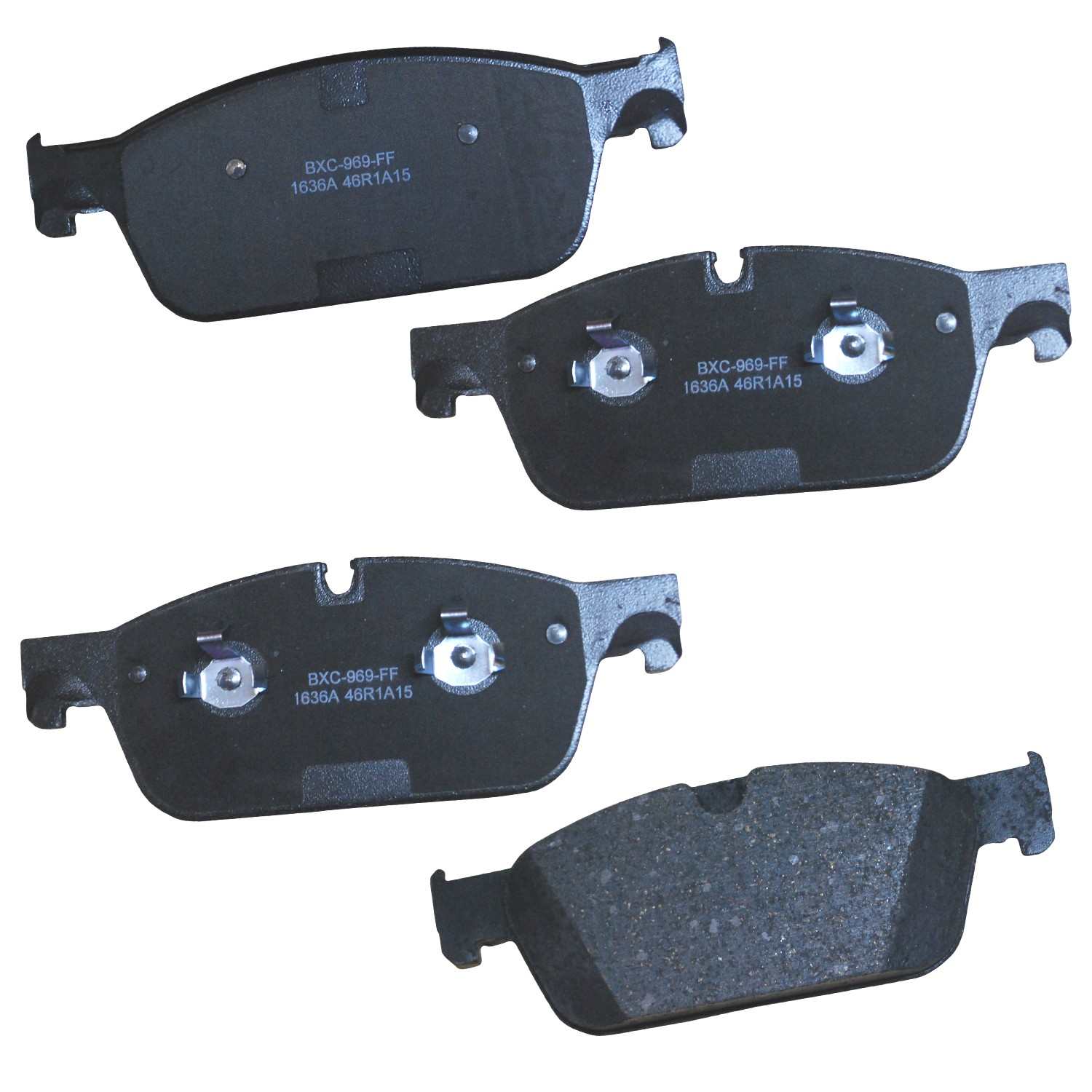 stop by bendix disc brake pad set  frsport sbc1636a