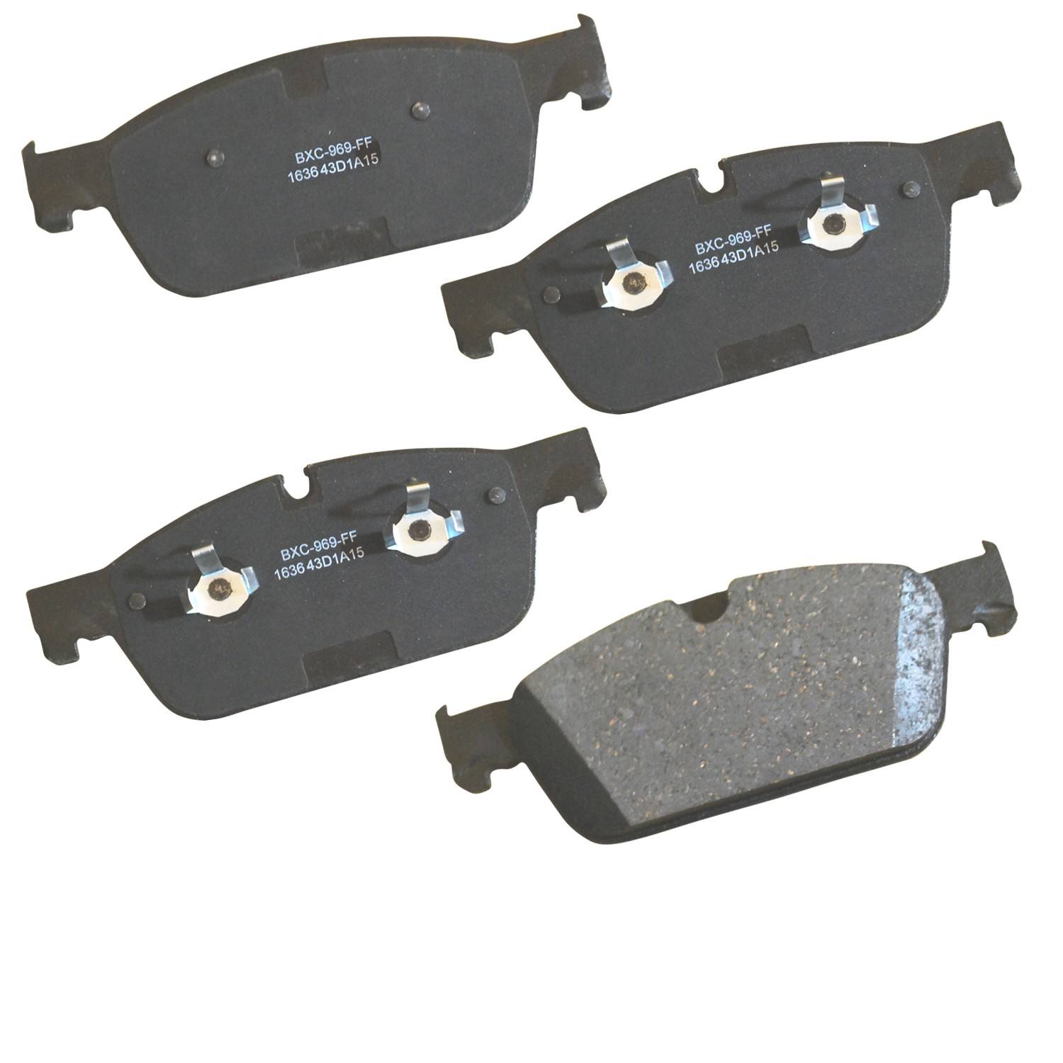 stop by bendix disc brake pad set  frsport sbc1636