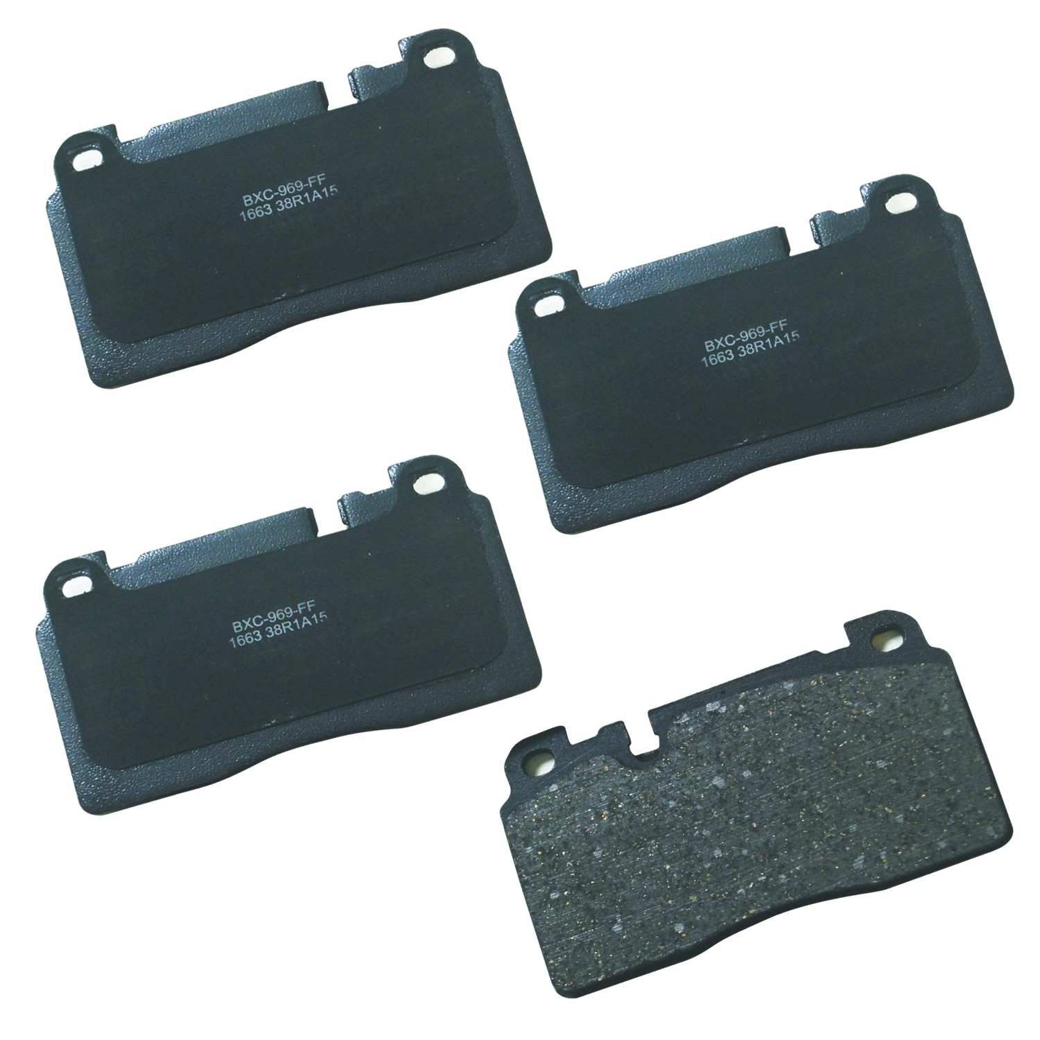 stop by bendix disc brake pad set  frsport sbc1663