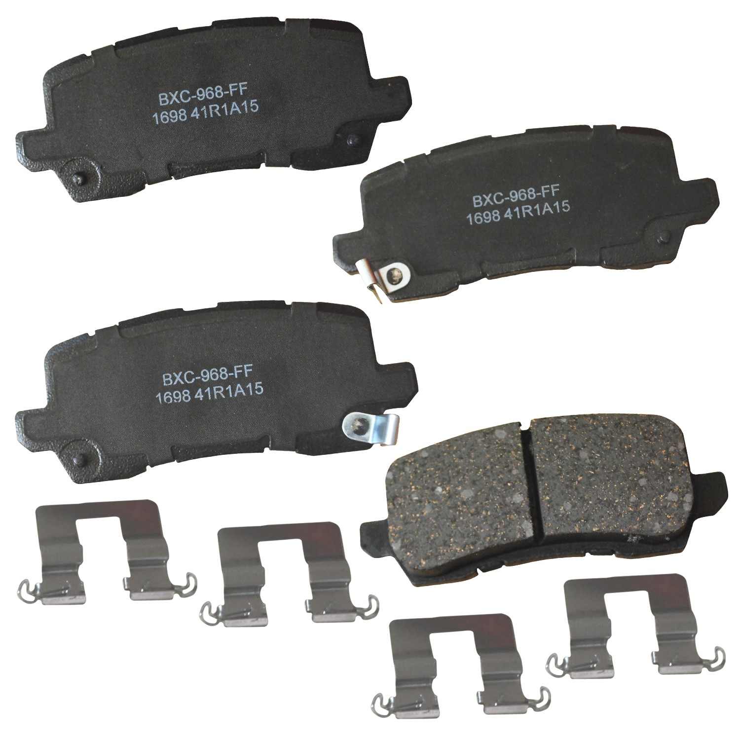 stop by bendix disc brake pad set  frsport sbc1698