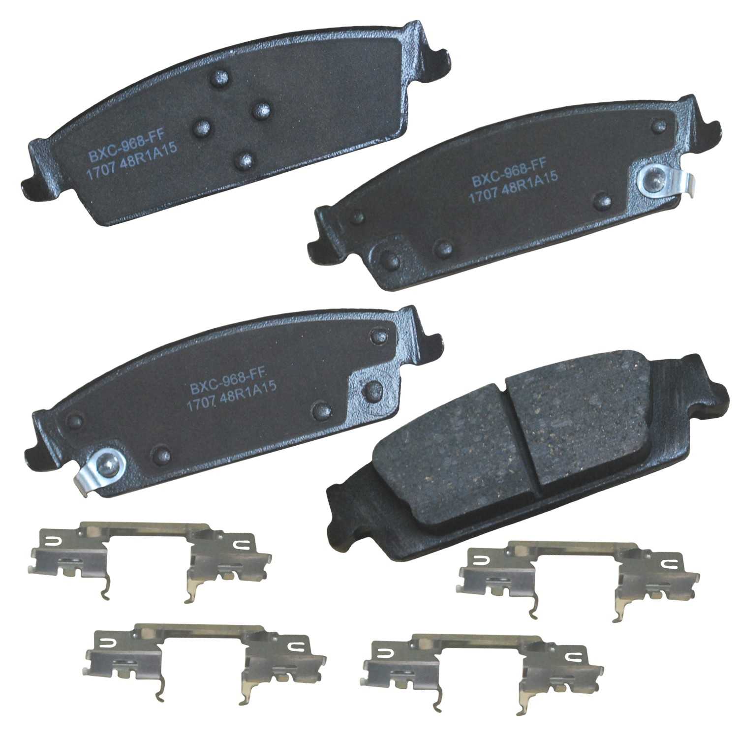 STOP BY BENDIX Disc Brake Pad Set  top view frsport SBC1707