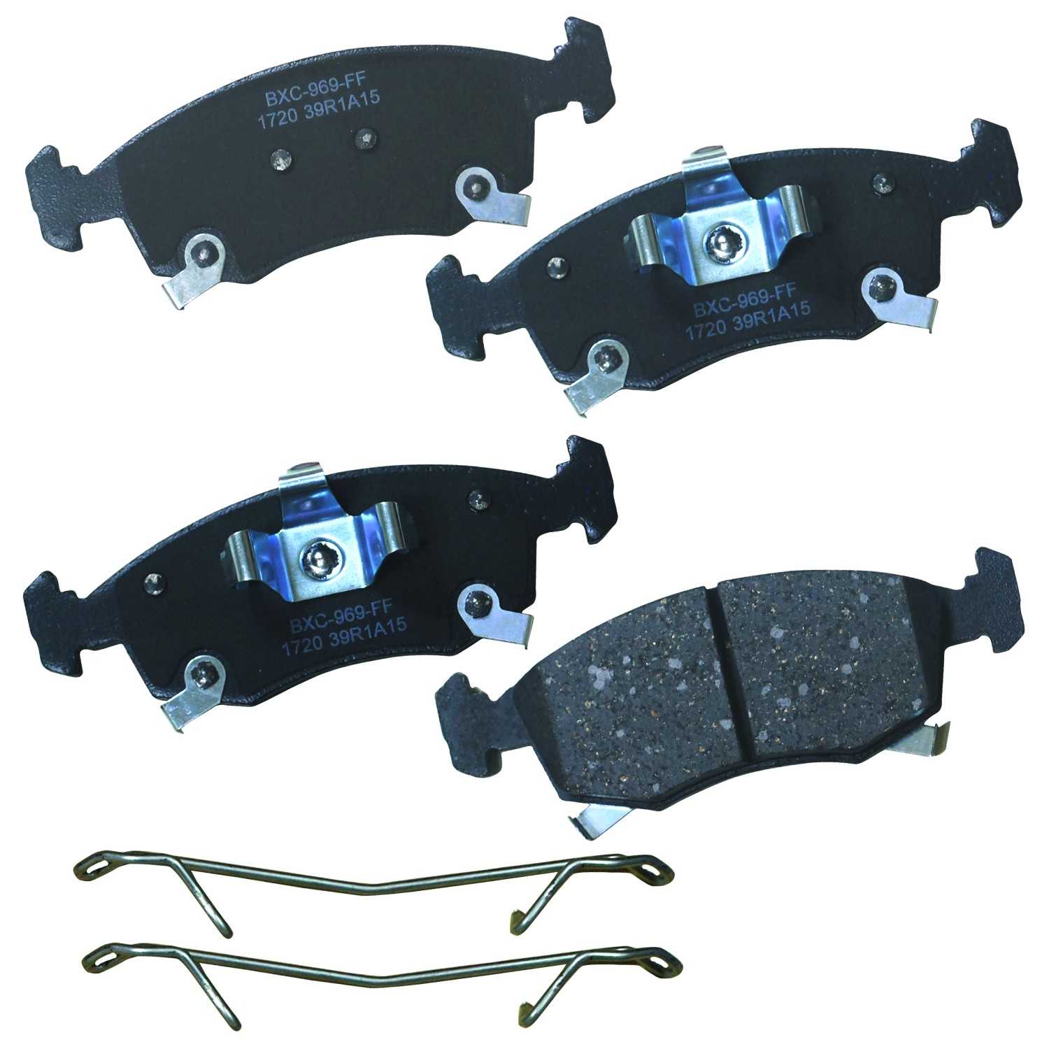 STOP BY BENDIX Disc Brake Pad Set  top view frsport SBC1720