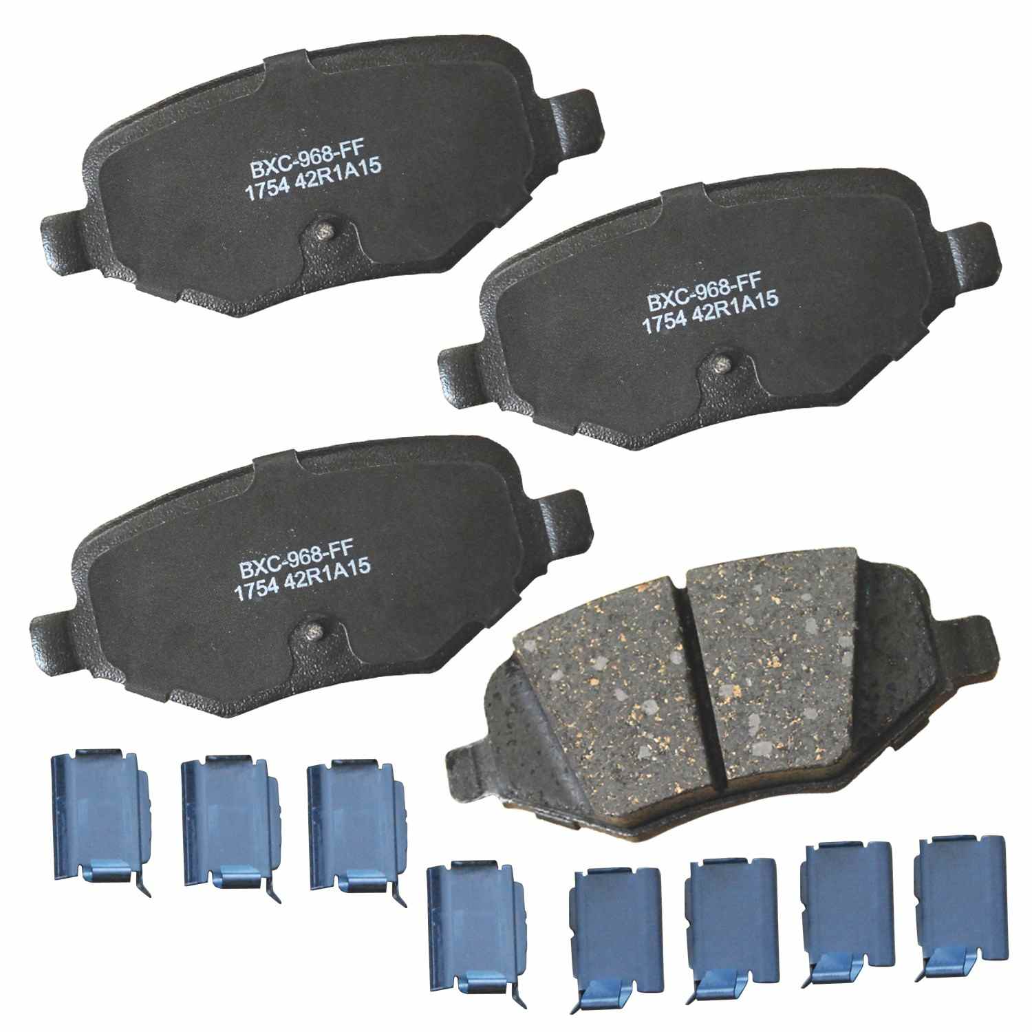 STOP BY BENDIX Disc Brake Pad Set  top view frsport SBC1754