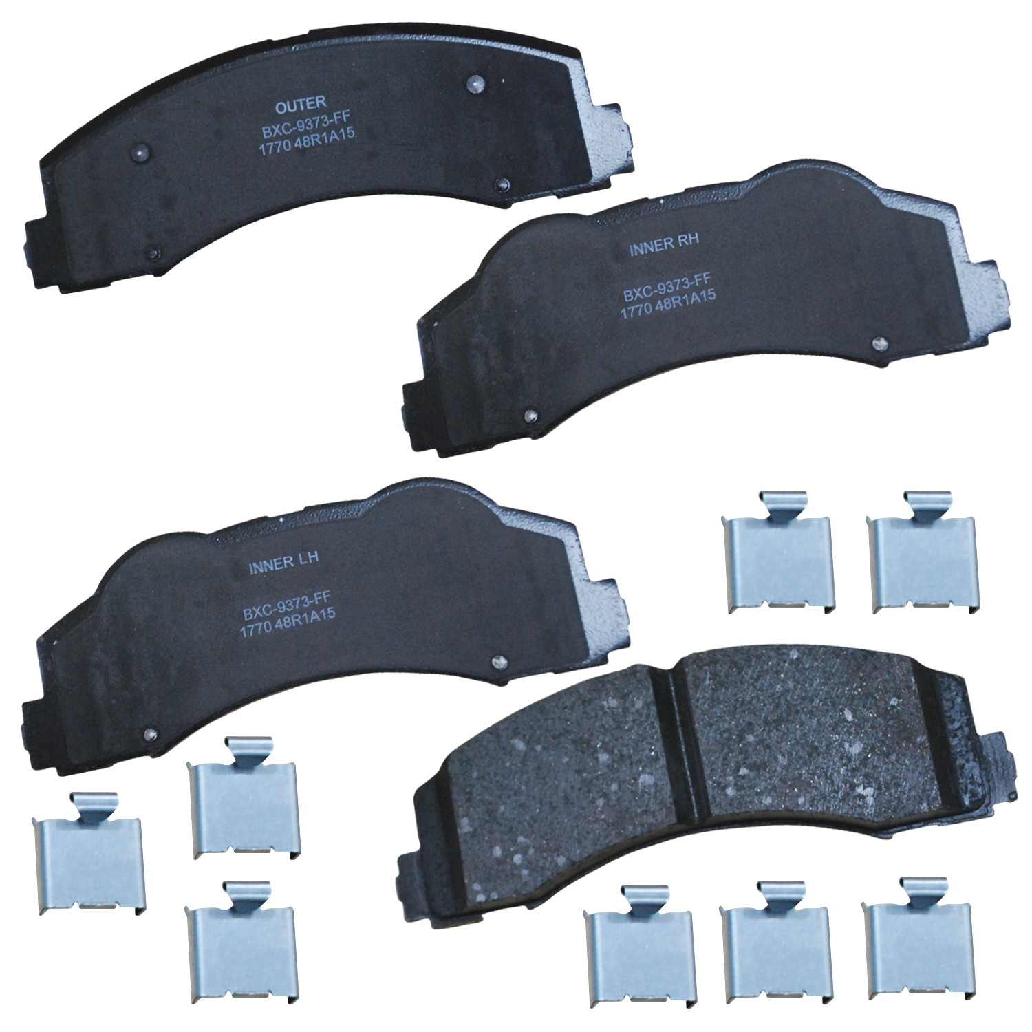 stop by bendix disc brake pad set  frsport sbc1770