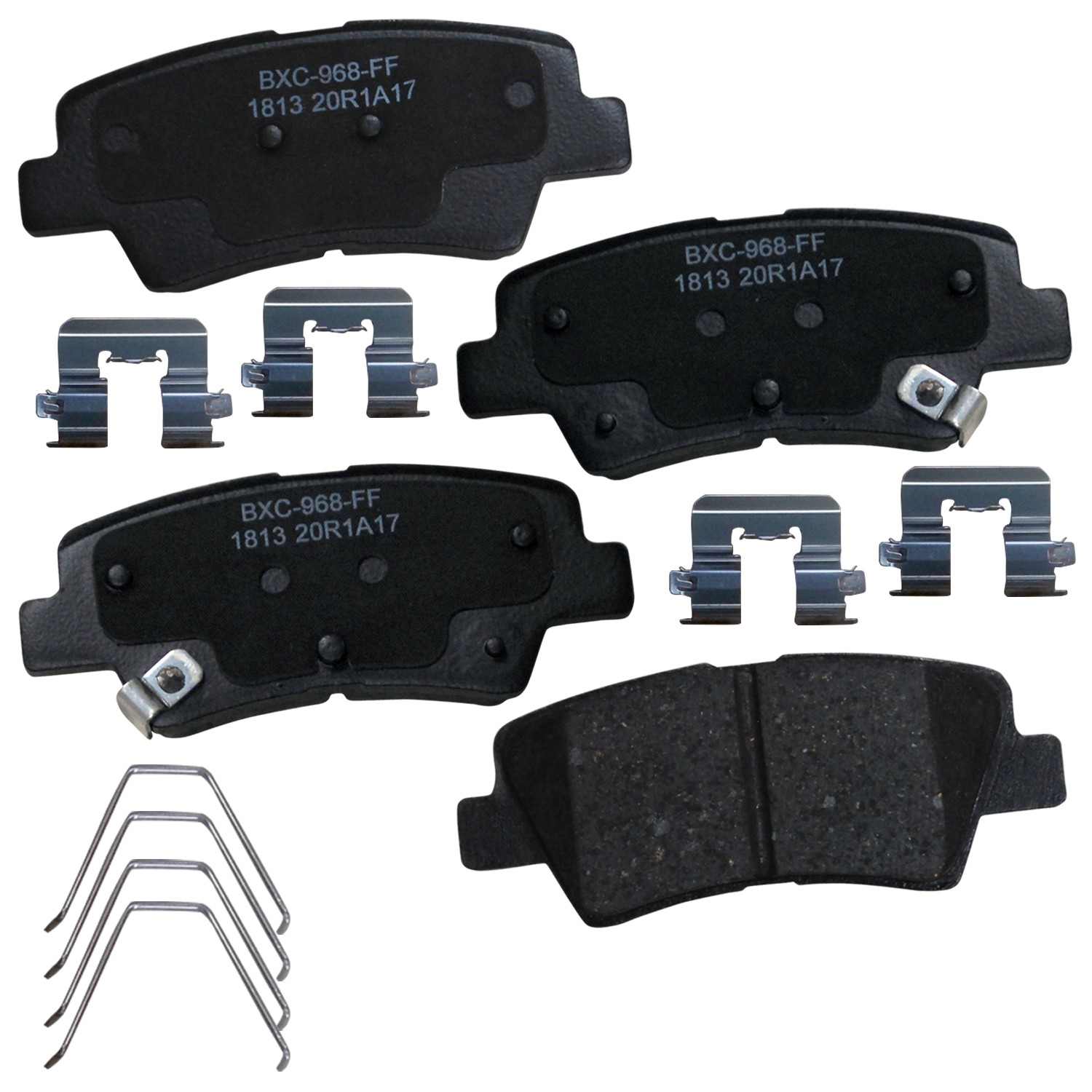 STOP BY BENDIX Disc Brake Pad Set  top view frsport SBC1813