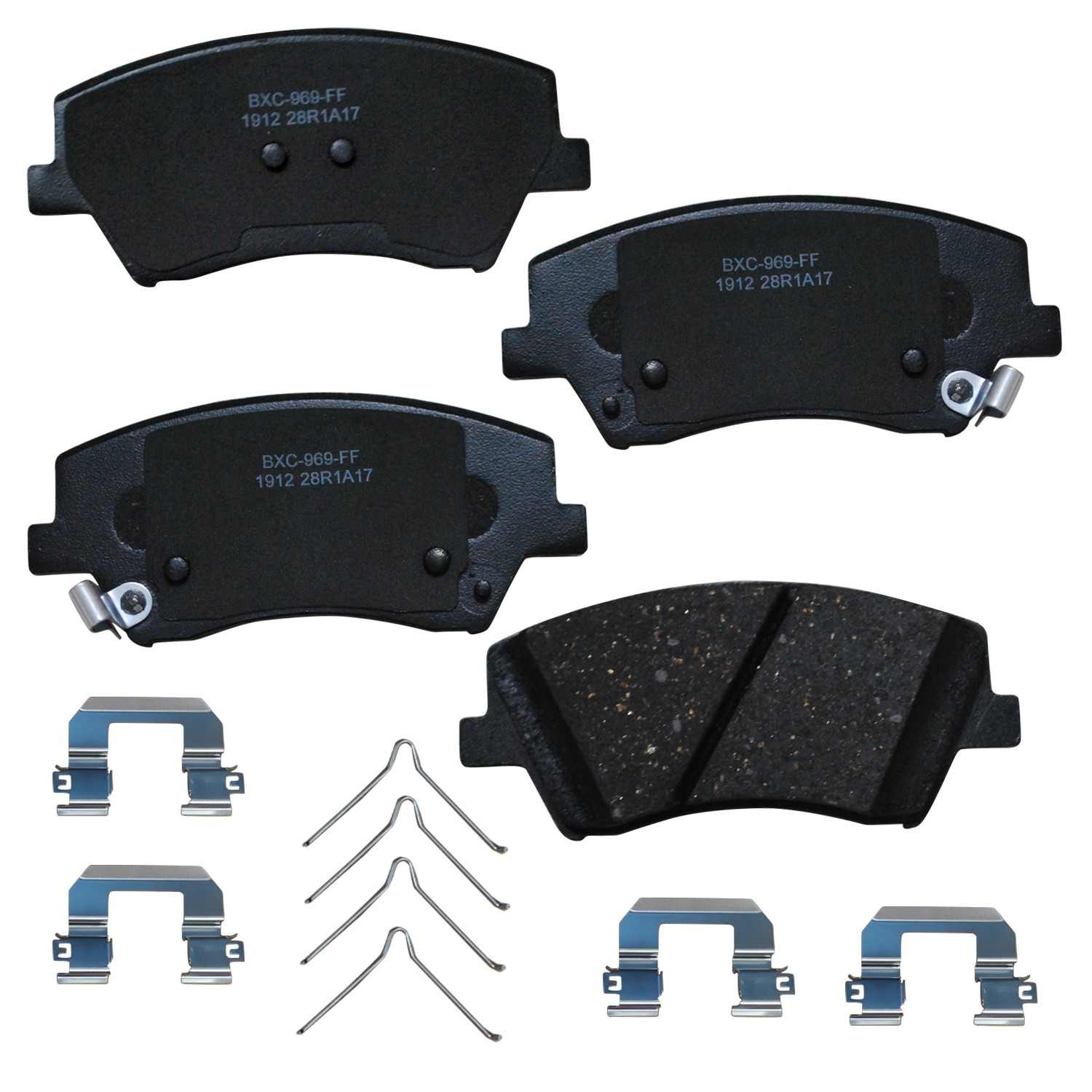 STOP BY BENDIX Disc Brake Pad Set  top view frsport SBC1912