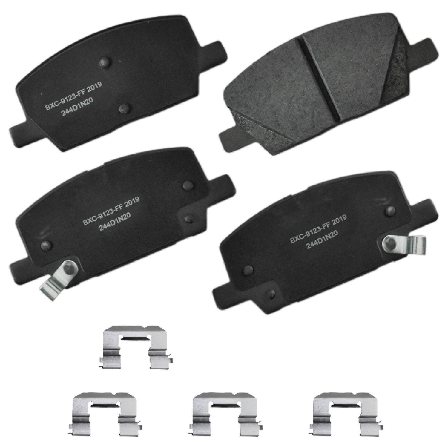 STOP BY BENDIX Disc Brake Pad Set  top view frsport SBC2019